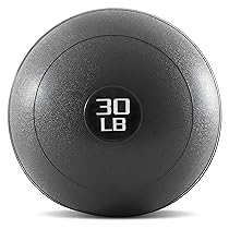 ProsourceFit Slam Medicine Balls 5, 10, 15, 20, 25, 30, 50lbs Smooth and Tread Textured Grip Dead Weight Balls for Strength and Conditioning Exercises, Cardio and Core Workouts