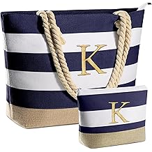 YOOLIFE Beach Bags for Women - Travel Canvas Beach Tote, Pool Waterproof Bag, Travel Essentials, Gifts for Women Birthday