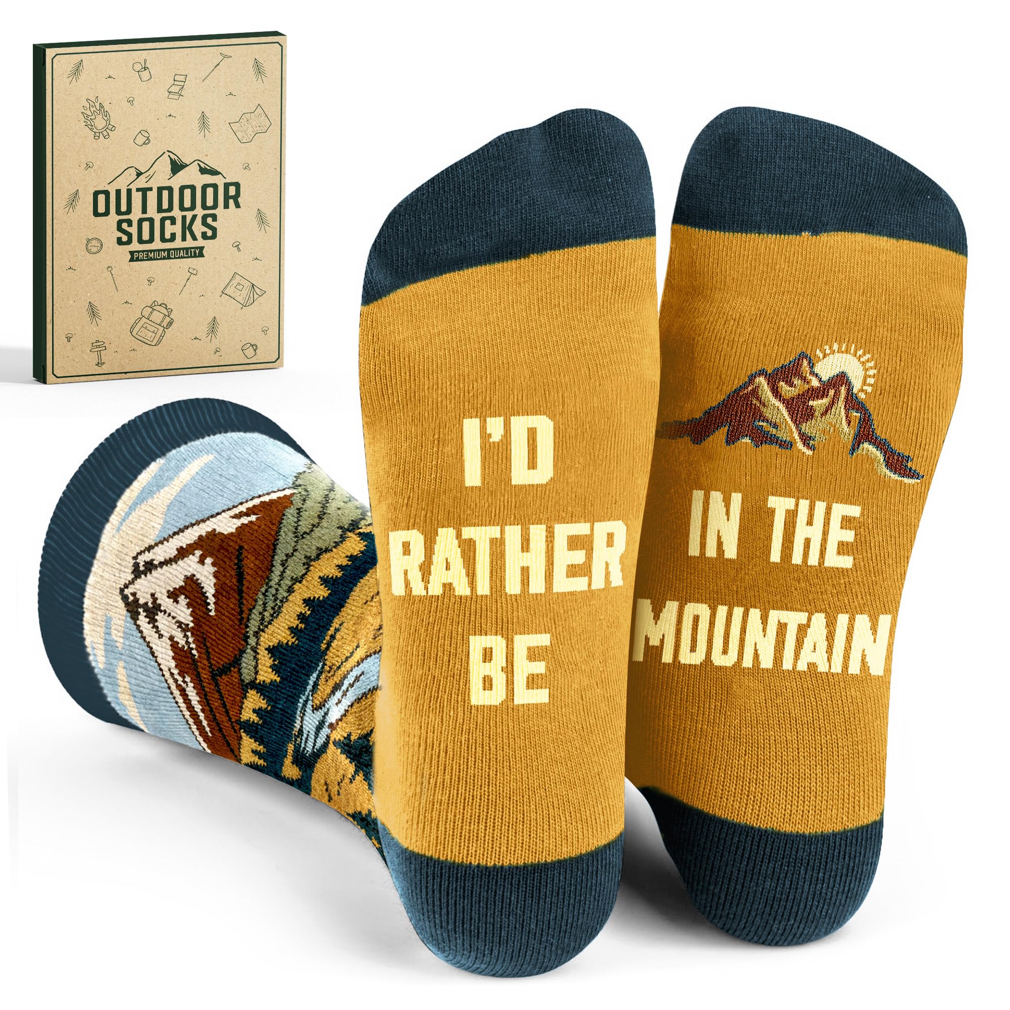 VICRAZY Hiking, Cycling, Camping Socks for Men, Women - Hiking, Bicycle, Camping, Bike Accessories, Stocking Stuffers