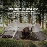 Naturehike Kota4/6/8 Camping Tent, Tente de grande famille pour 3Seasons,Tente pour 4/6/8Persons, Tente de Canopy pour 8Persons