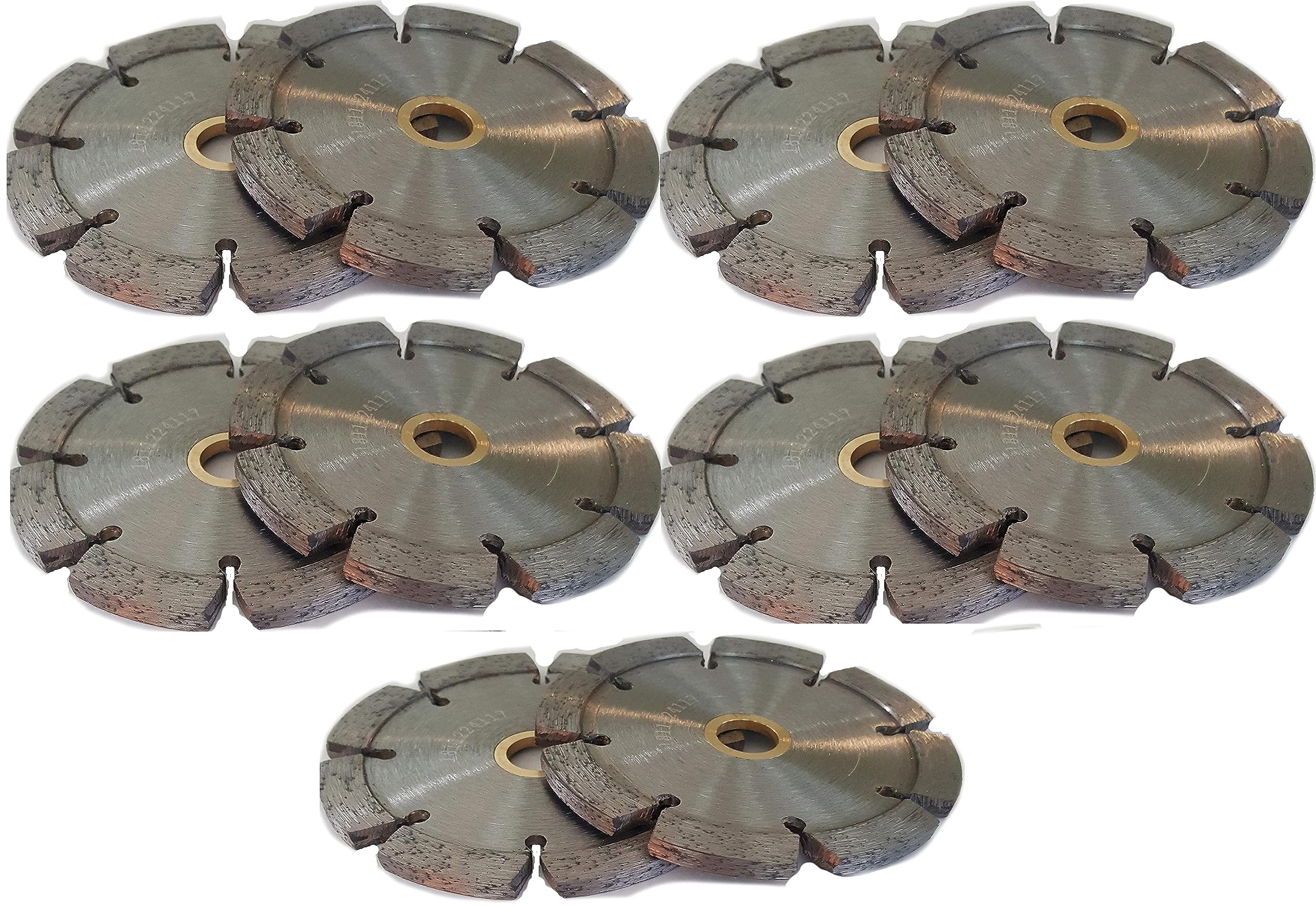 10 Pack 4" Pro Grade Diamond Tuckpointing | Grinding Blade .250" Thick 10mm Segment Height