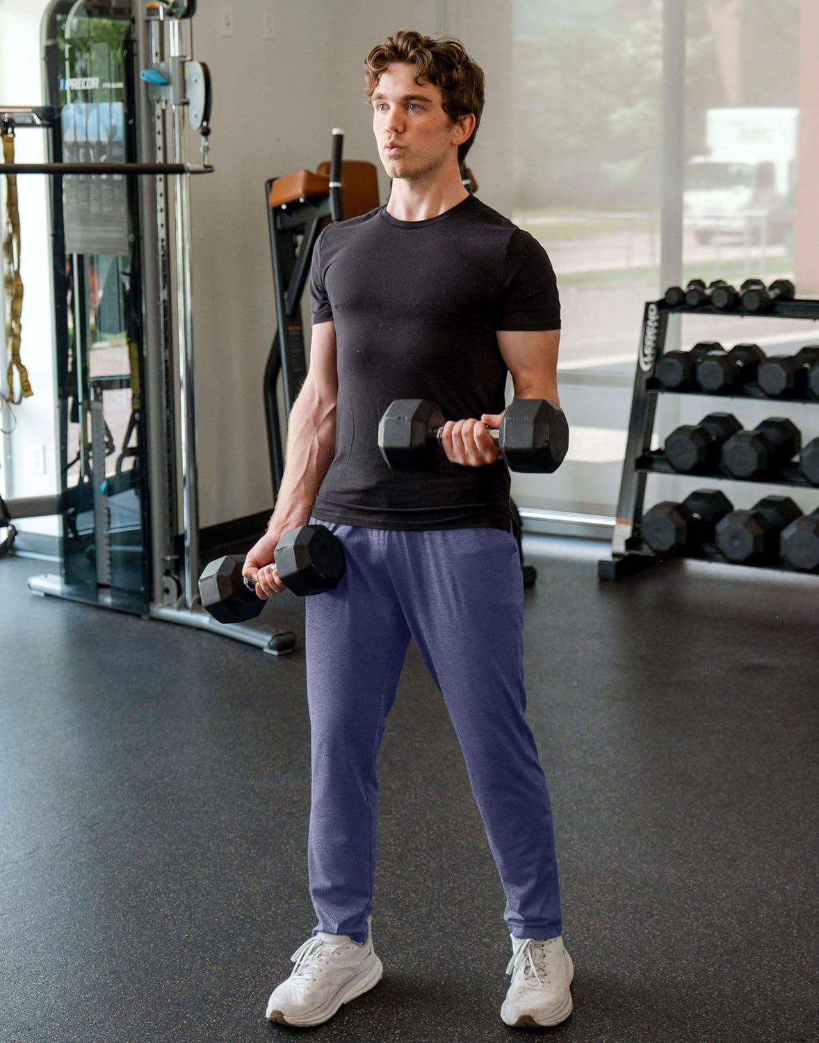 G Gradual Men's Sweatpants with Pockets Lightweight Workout Athletic Track Pants Stretch Gym Running Jogging Joggers for Men - Image 3