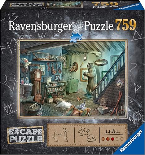 Miniatura 1 de Ravensburger 16435 Forbidden Basement 759 Piece Jigsaw Puzzle para niños y adultos a partir de 12 años - una experiencia de Escape Room en forma de