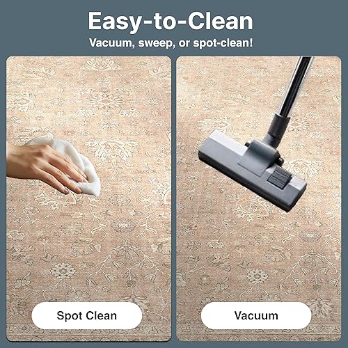 Miniatura 6 de Well Woven Alfombra de Pasillo y Escalera de Tamaño Personalizado - Asha Rome Beige Crema 26 Pulgadas de Ancho x 2 Pies de Largo Alfombra