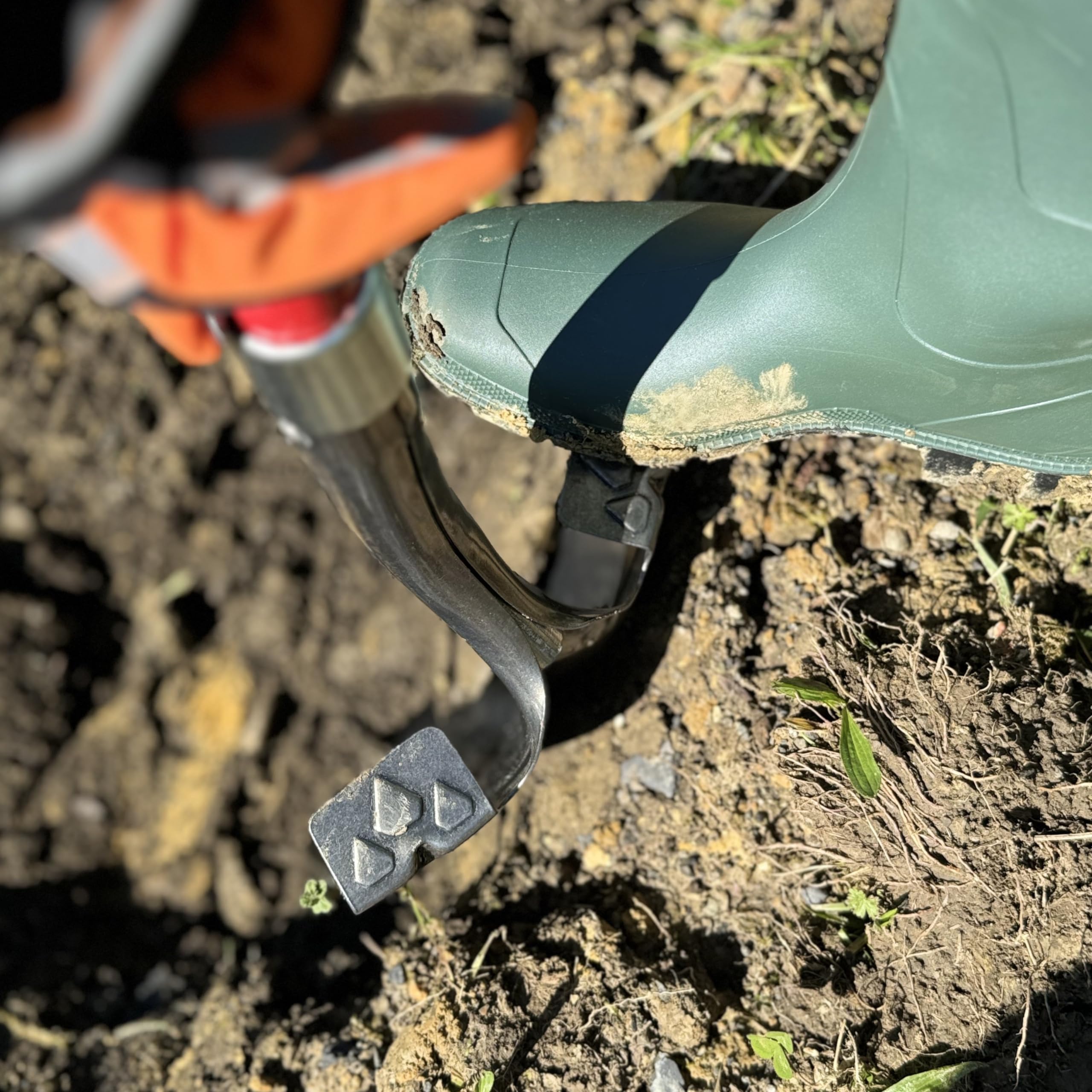 Pala di Giardinaggio di Alta Resistenza - 25 x 29 x 105 cm - Modello Professionale - Capacità Extra Forte con Manico in Fibra di Vetro - Testa Forgiata - Ideale per Lavori e Agricoltura - Altuna