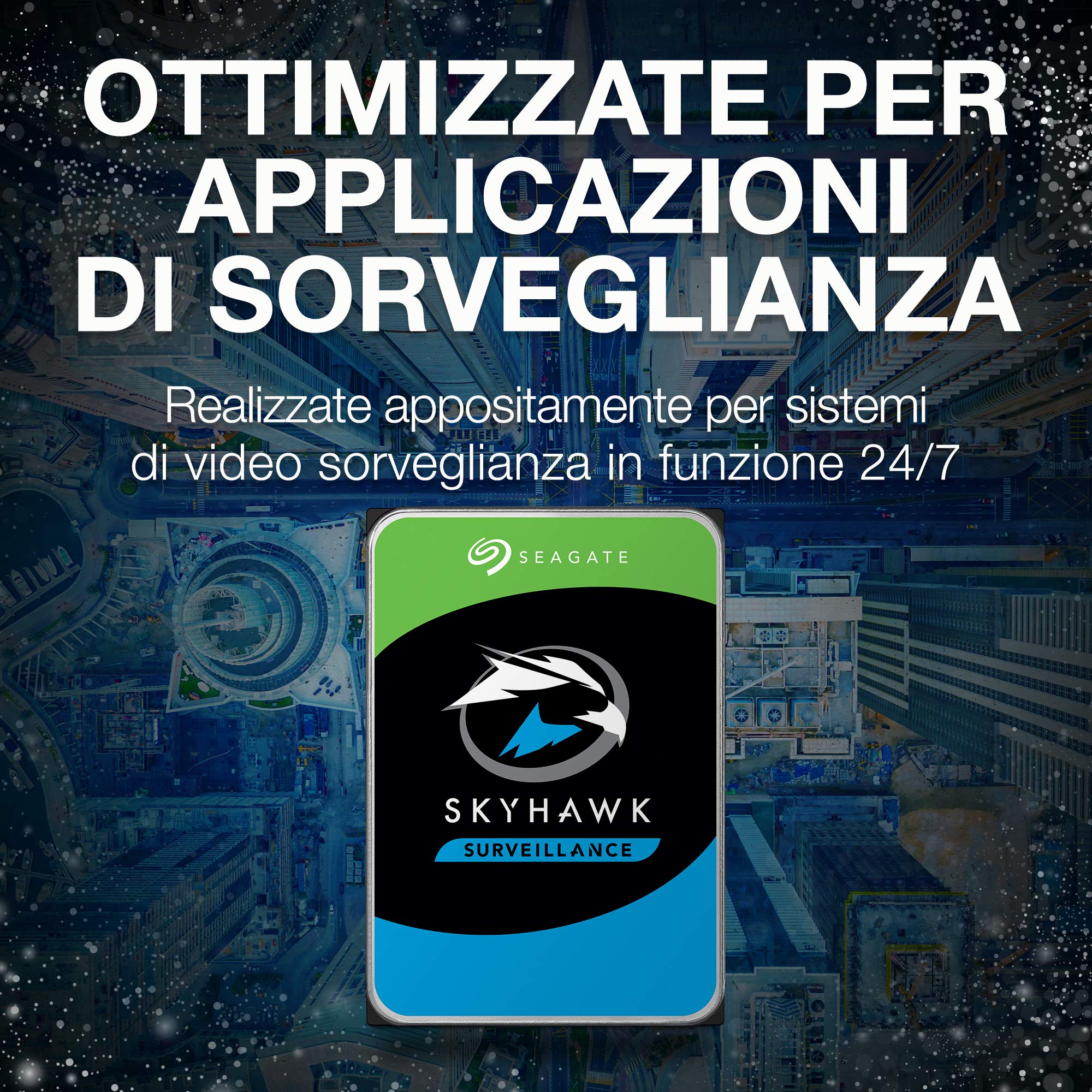 Seagate SkyHawk 2TB 3.5" SATA 6 Gb/s Internal Hard Drive ST2000VXZ17