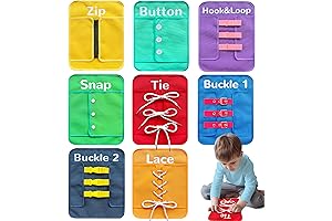 Craftstory Toddlers Busy Board Montessori Learning Toys for Fine Motor Skill Development