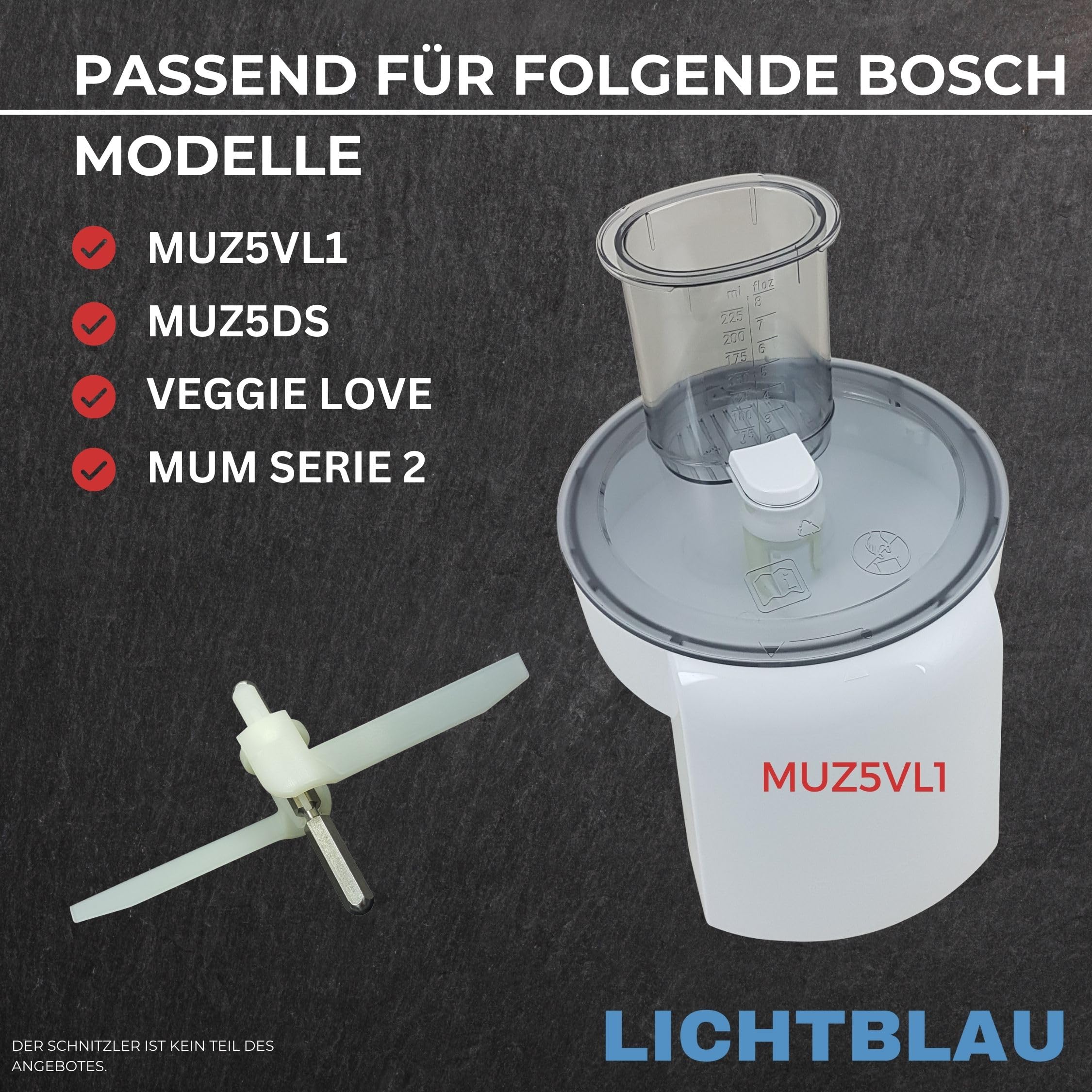 Mitnehmer Flügelrad Für Bosch Küchenmaschinen - 160mm Ersatzteil Für MUM5, MUMS, MUMV Modelle