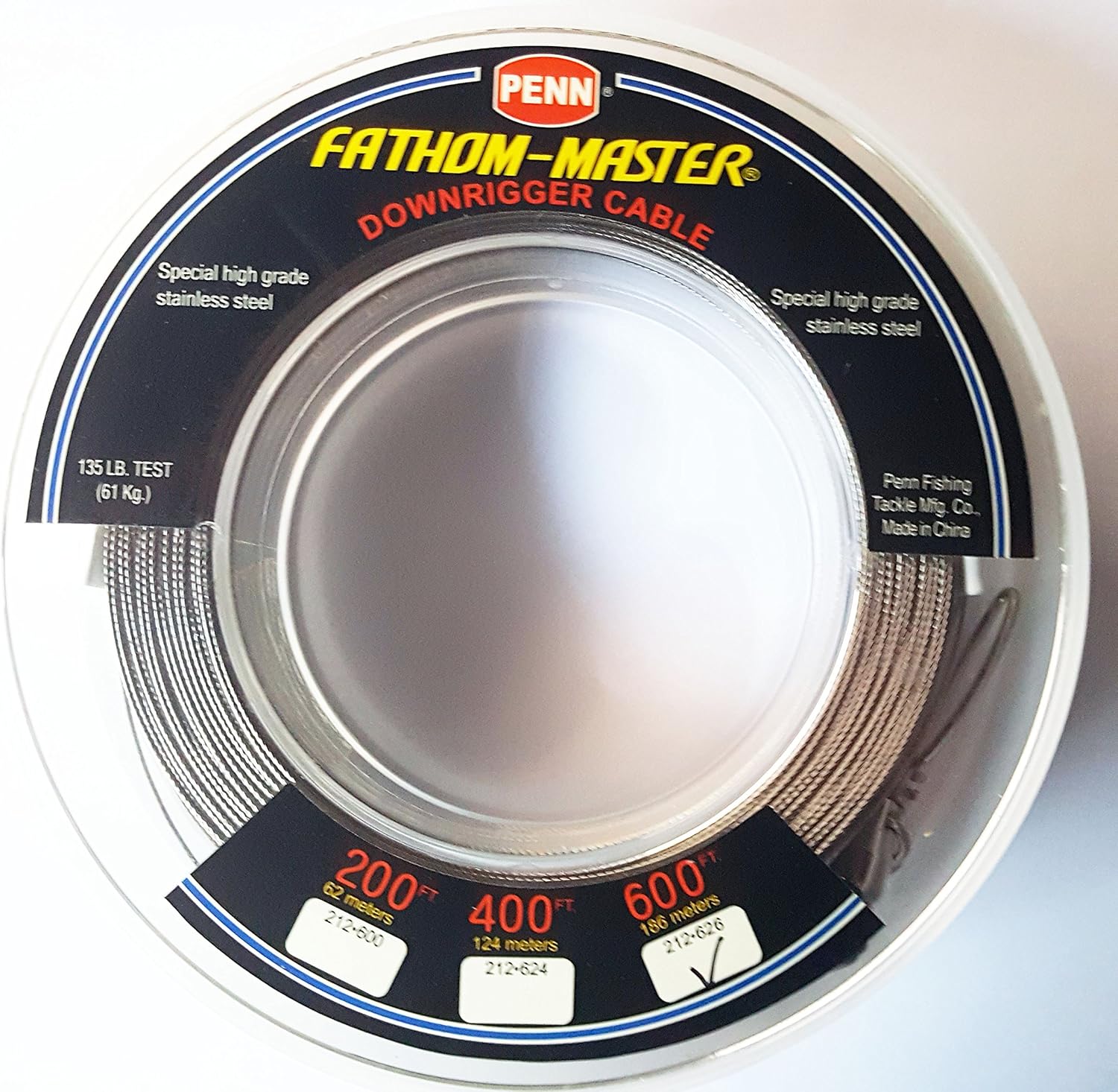 Seahorse Penn Fathom-Master Downrigger Cable 600 ft