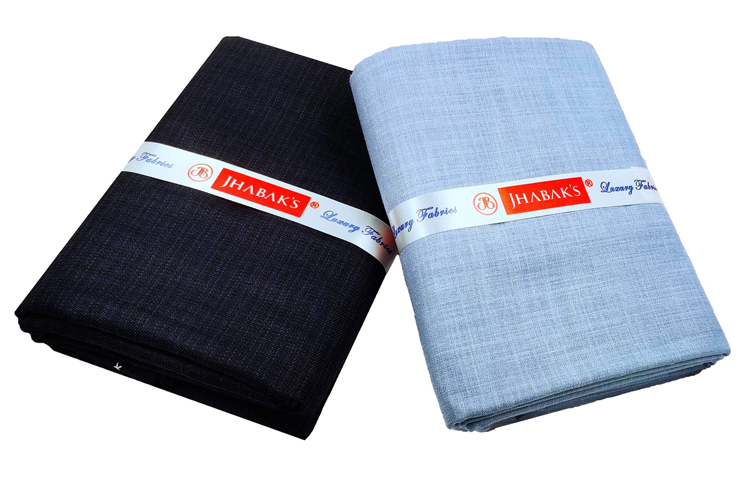 jhabak's Exclusive Unstitched Shirt and Trouser Fabric - Cotton Blend Material - 2.25m Shirt Cloth - 1.20m Pant Piece (Iceberg Blue)-picture-47