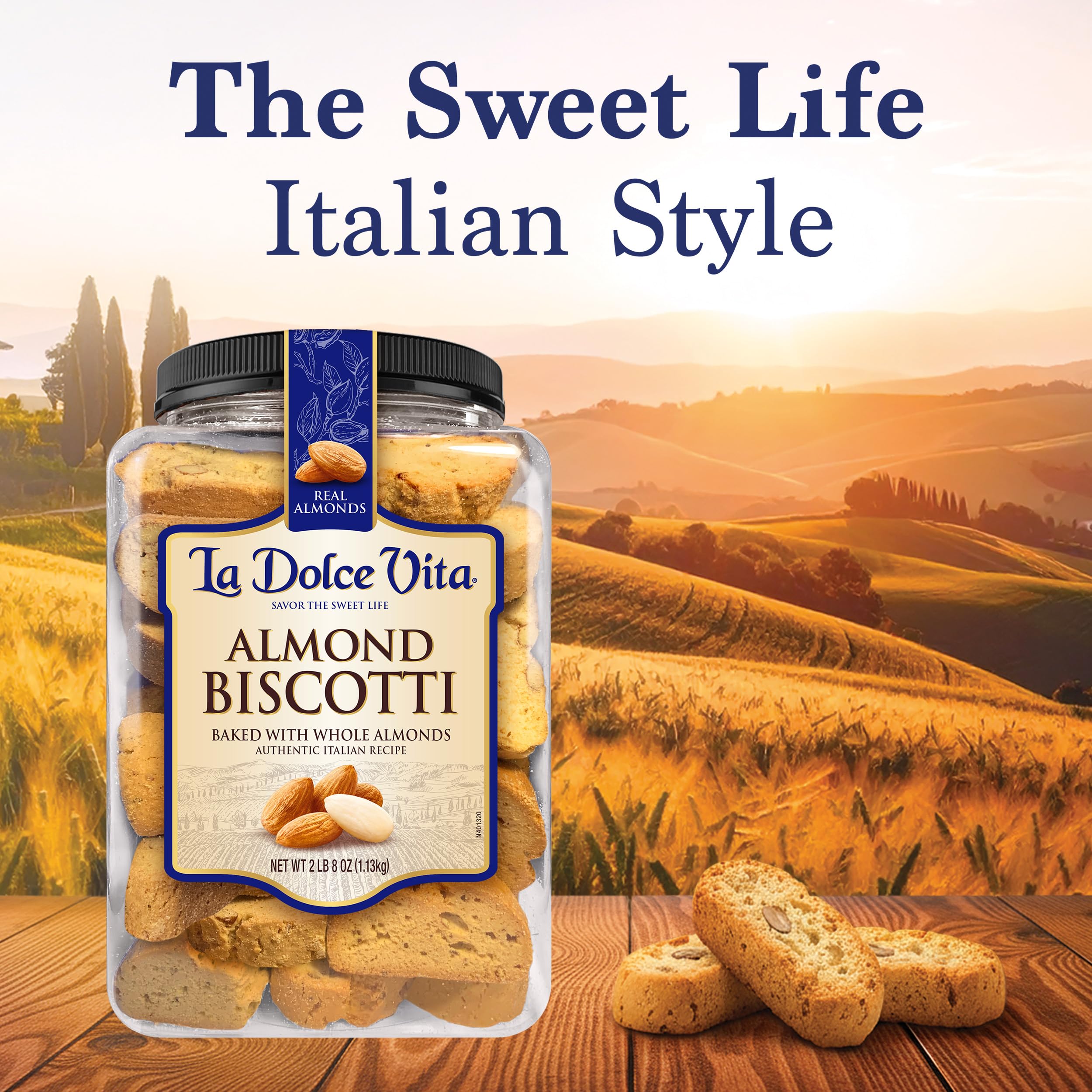 La Dolce Vita Classic Italian Biscotti NET WT 40 OZ (1.14 Kg)