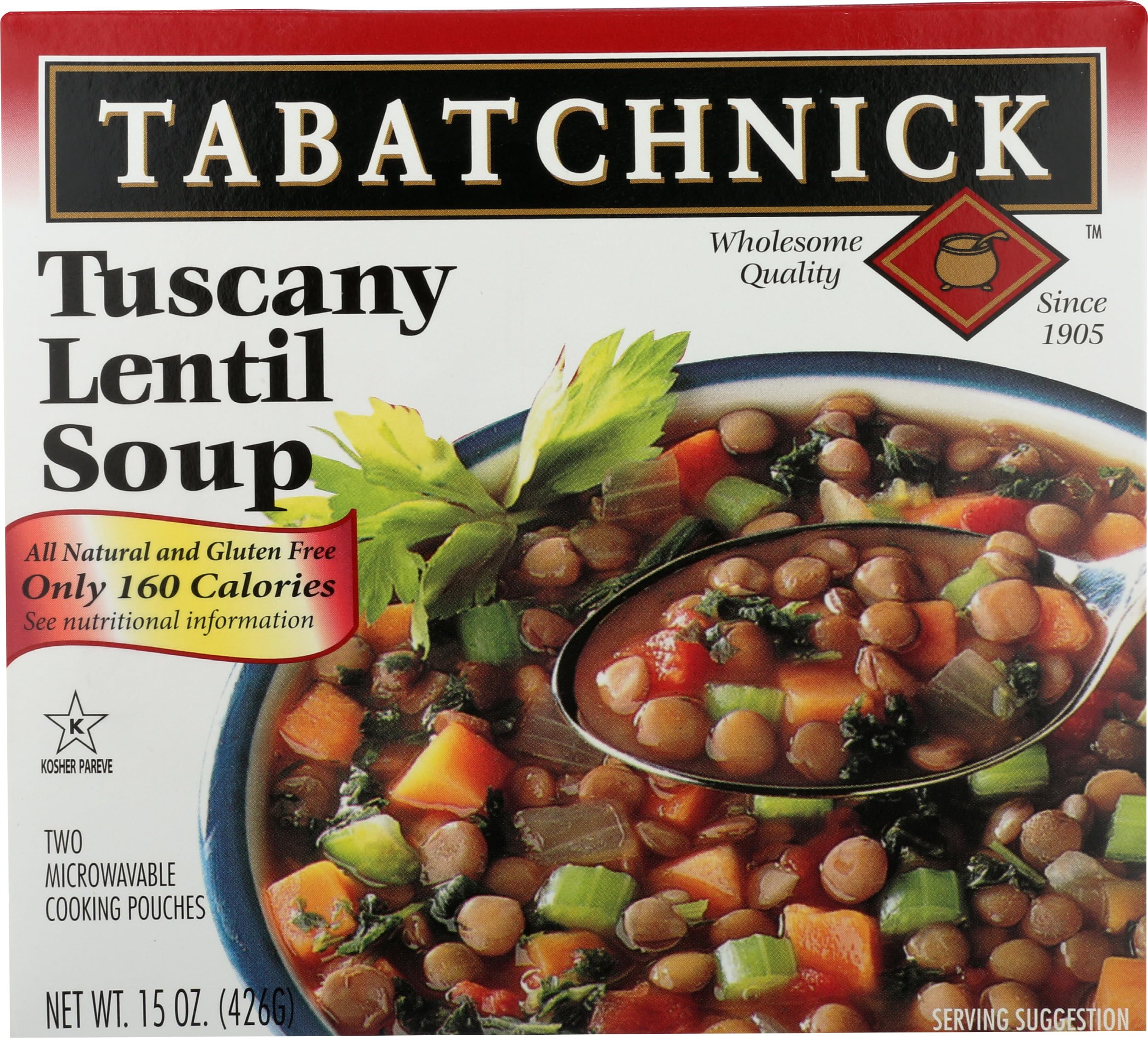 Tabatchnick, Soup Lentil Tuscany, 15 Ounce