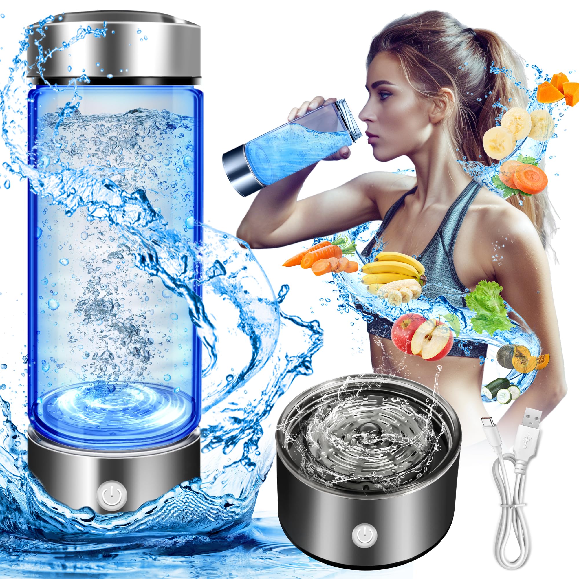 AirDinbor 2024 Hydrogen Water Bottle, Hydrogen Water Bottle