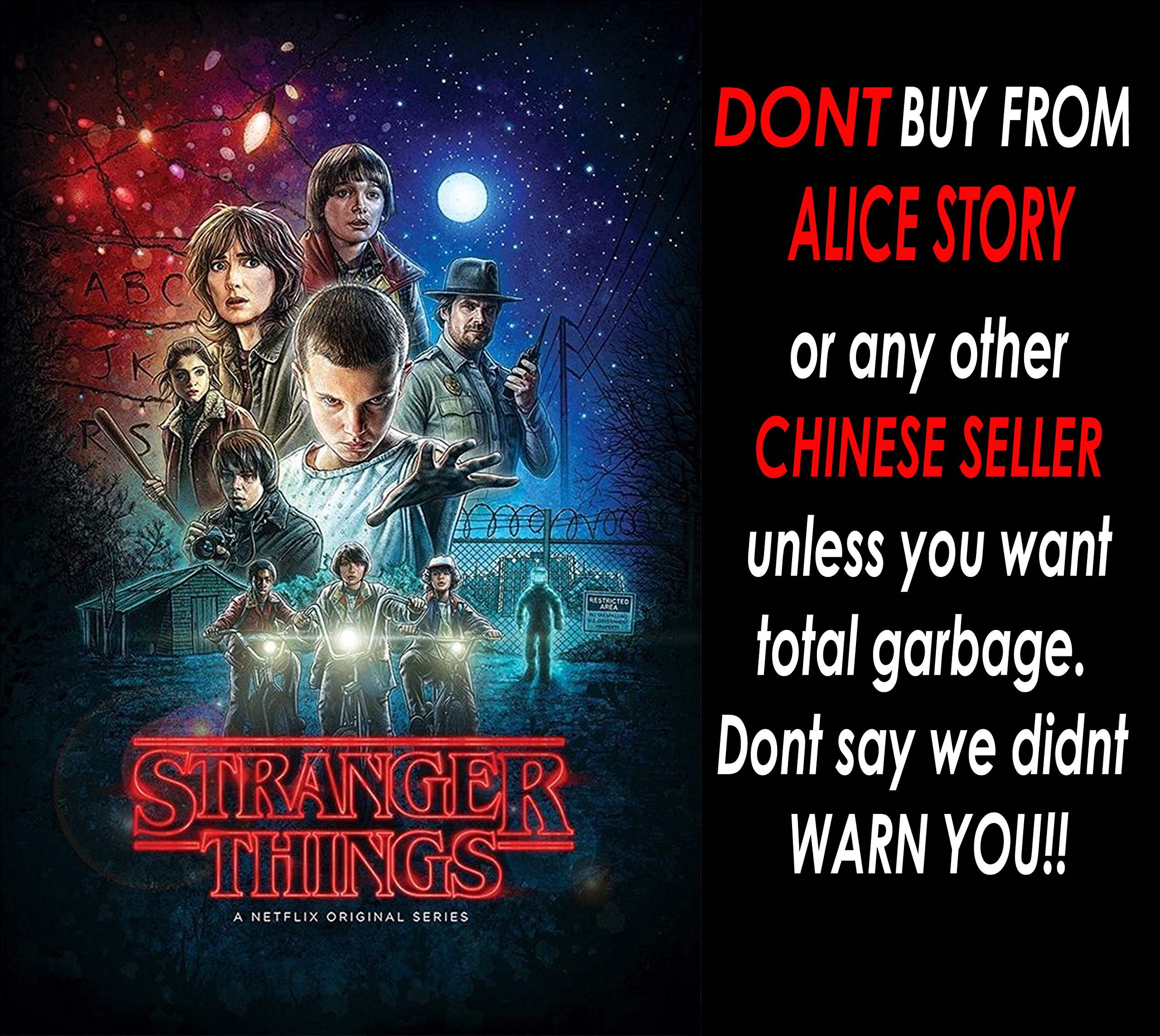 Amazon.co.jp: ストレンジャー・シングス ポスター (2016) Netflix