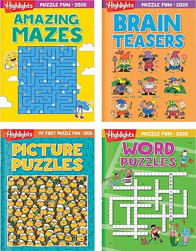 Miniatura 8 de Highlights Puzzle Fun 2023 Special Edition - Libros de actividades para niños de 6 a 12 años, paquete de 4, 128 páginas