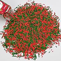 Vista 20 de Gránulos de Halloween para decoración de pasteles, gránulos de perlas negras y rojas con murciélagos negros y dulces de globo ocular, perfectos