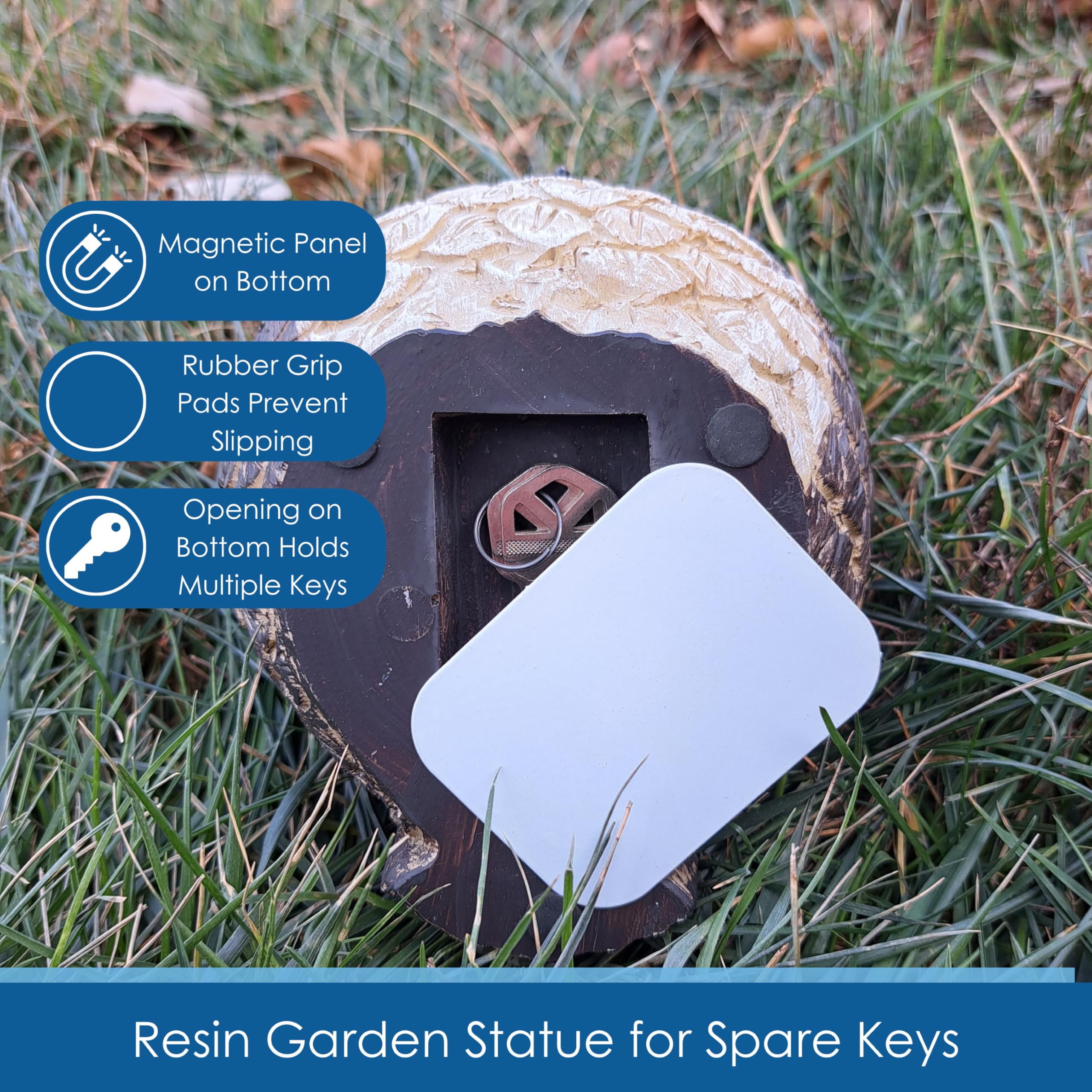 Amazon.com: Gift Essentials Stocky Owl Garden Decor Holds a Hidden