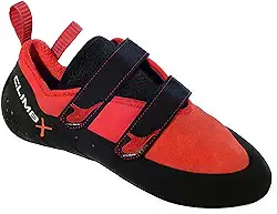 Tênis de escalada Climb X Rave Strap 2019, Vermelho, 6 Narrow