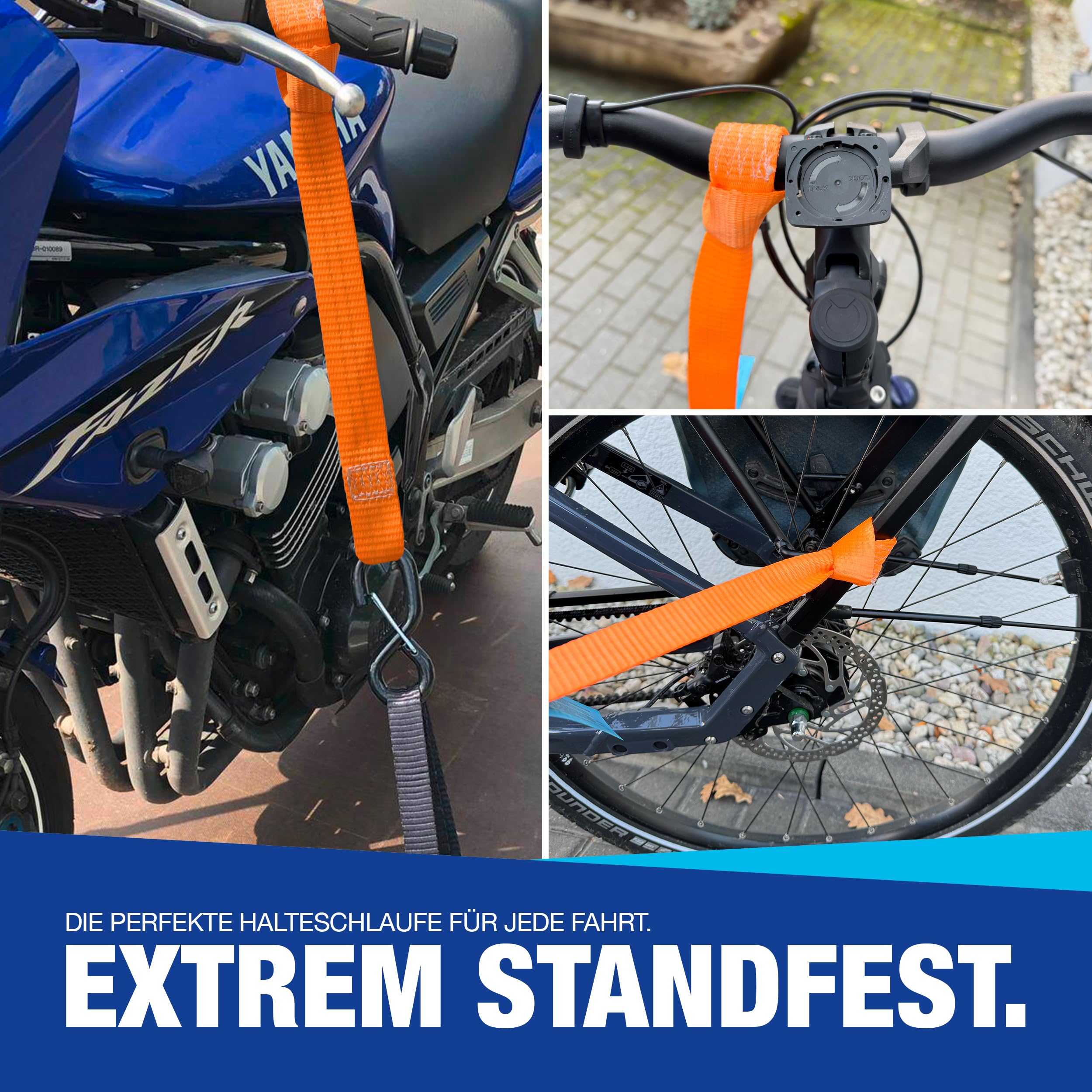 Lot De 12 Sangles D'arrimage 30 Cm - Nylon Résistant, Capacité 220 Lbs - Pour Vélo, Moto, équipement