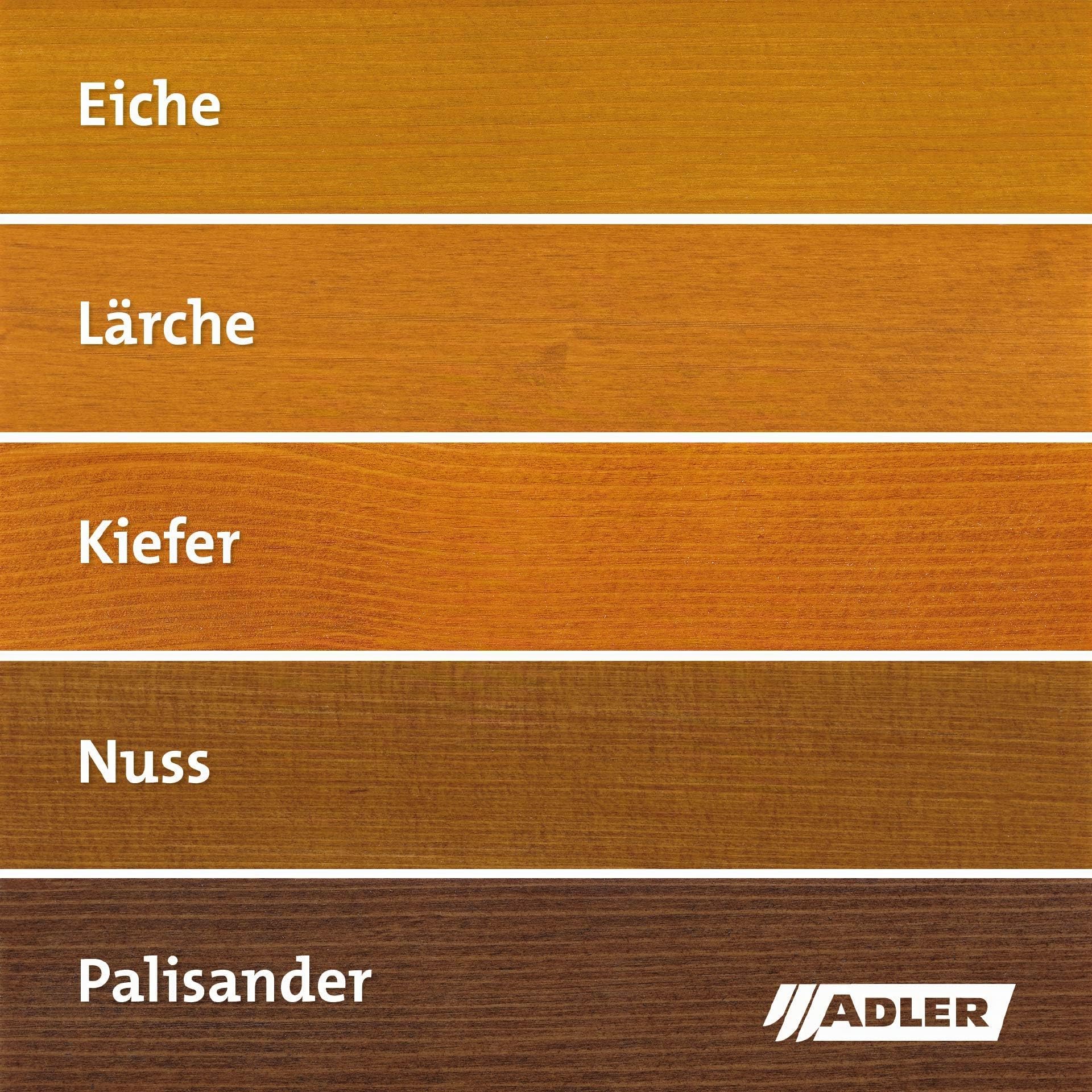 ADLER Pullex 3in1 Lasur Eiche 5 L - Imprägnierlasur, Grundierung und Holzschutzlasur für Holz außen - universelle Premium Holzlasur