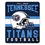 Northwest NFL Tennessee Titans Unisex-Adult Fleece Throw Blanket, 50 x 60, Singular