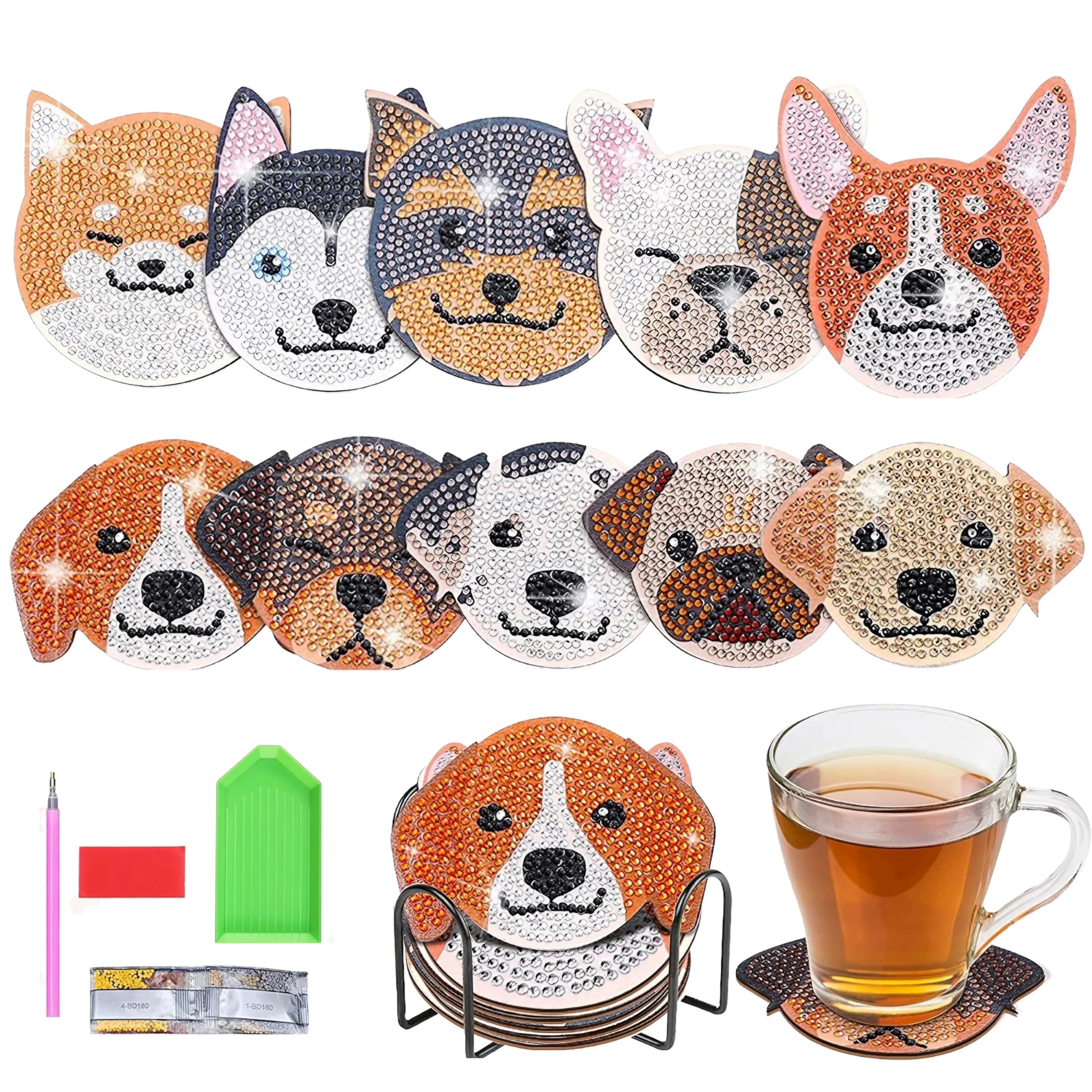 アートコースター 174枚 Astartia ダイヤモンドアート コースター キット DIY