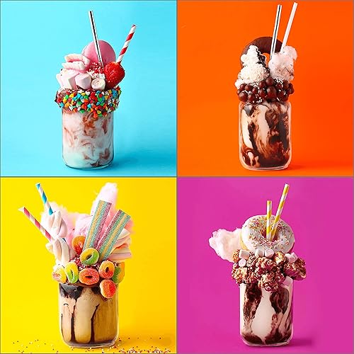 Miniatura 7 de DISCOUNT PROMOS Decorating Mason Jars - Juego de 10 frascos de vidrio para avena durante la noche, dulces, frutas, pepinillos, especias, bebidas,