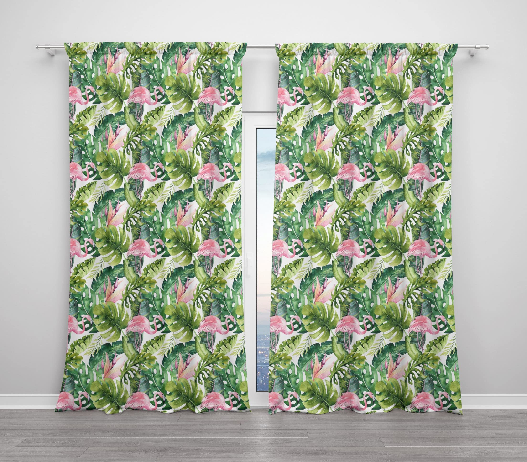 Tex Family Tenda Americana Patchwork 150x280 Cm - Made In Italy - Poliestere Morbido Per Binari E Bastoni - 2