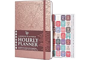 Deluxe Weekly & Daily Organizer with Time Slots: Legend Planner Hourly