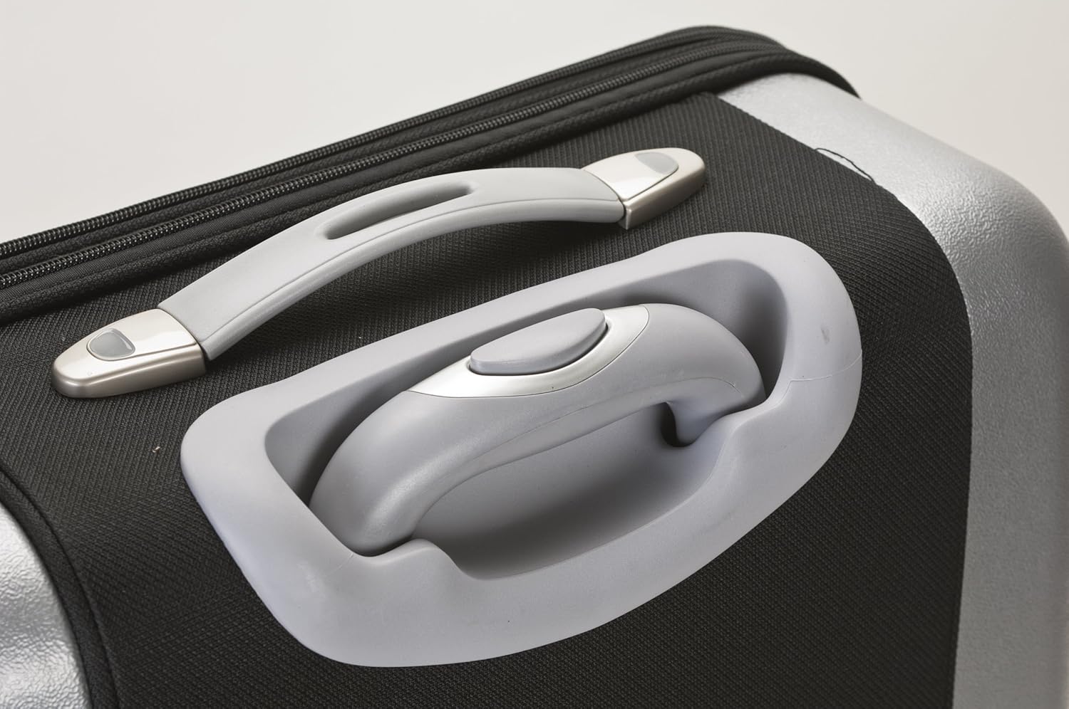 review Rockland Rome Hybrid Spinner Wheel Luggage Set, Black, 3-Piece (20/24/28)