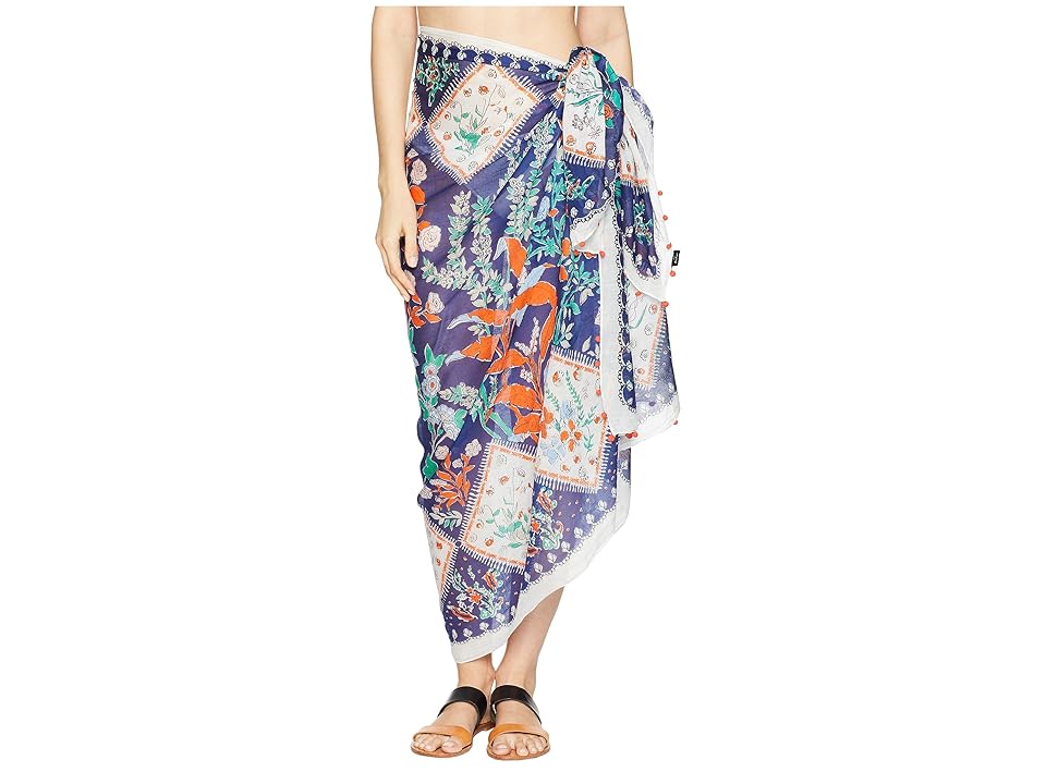 

Echo Design Coral Sea Pareo Wrap (Navy) Scarves
