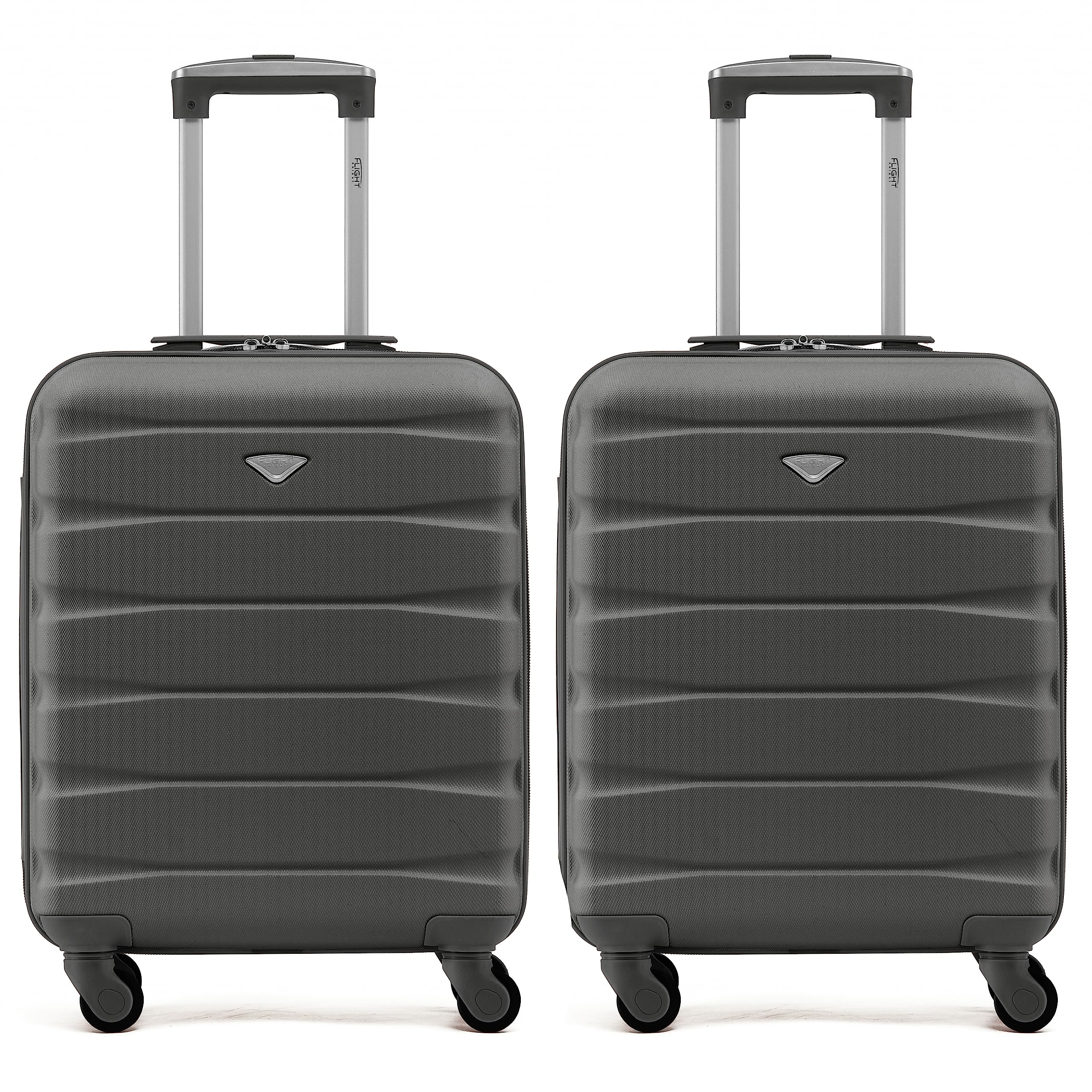 Flight Knight Suitcase Set of 2 Lightweight 4 Wheel ABS Hard Case Cabin Carry On Hand Luggage Approved for Over 100 Airlines Including easyJet, British Airways, Ryanair & Many More 55x35x20cm — view 204