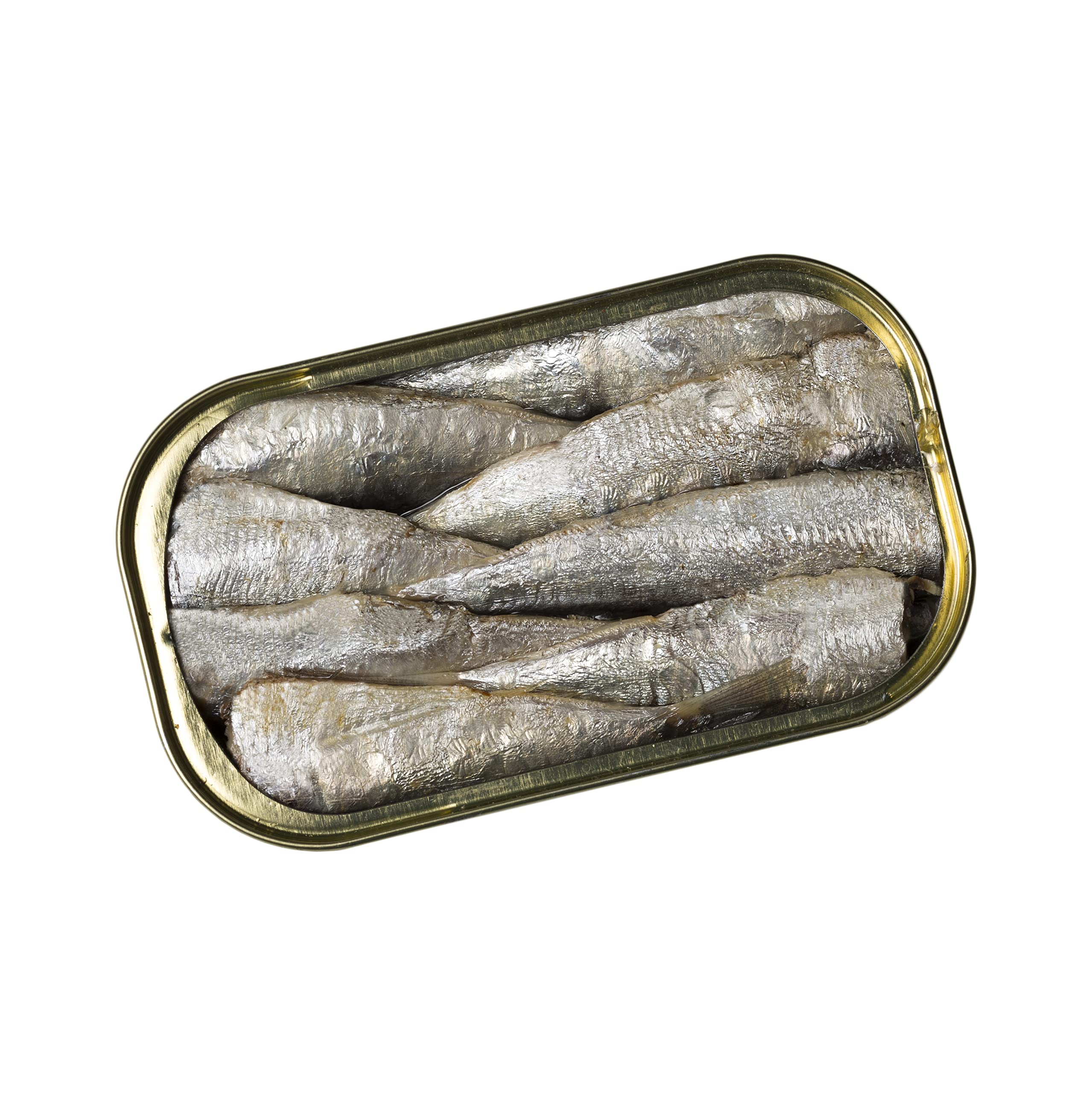 OLMEDA ORÍGENES - Sardine in olio d'oliva. Confezione da 3 lattine di conserve di 115 gr (Totale: 345 gr)