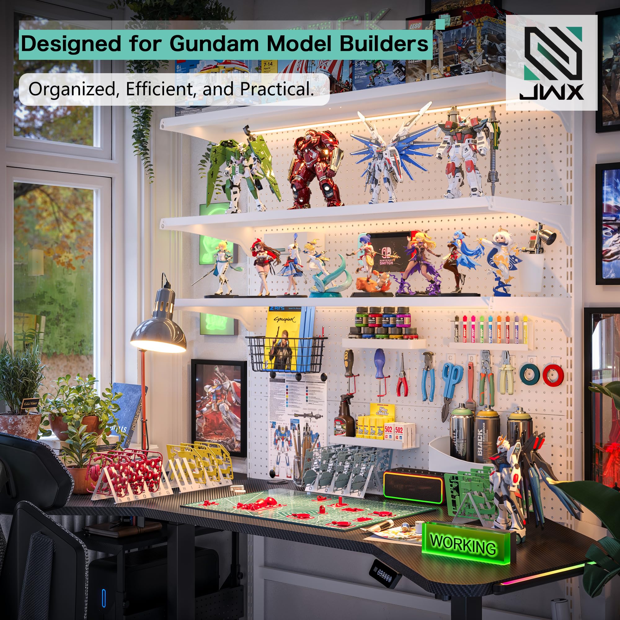 Amazon.com: JWX DIY Model Kits, Figure Model Kits, 26-Slot