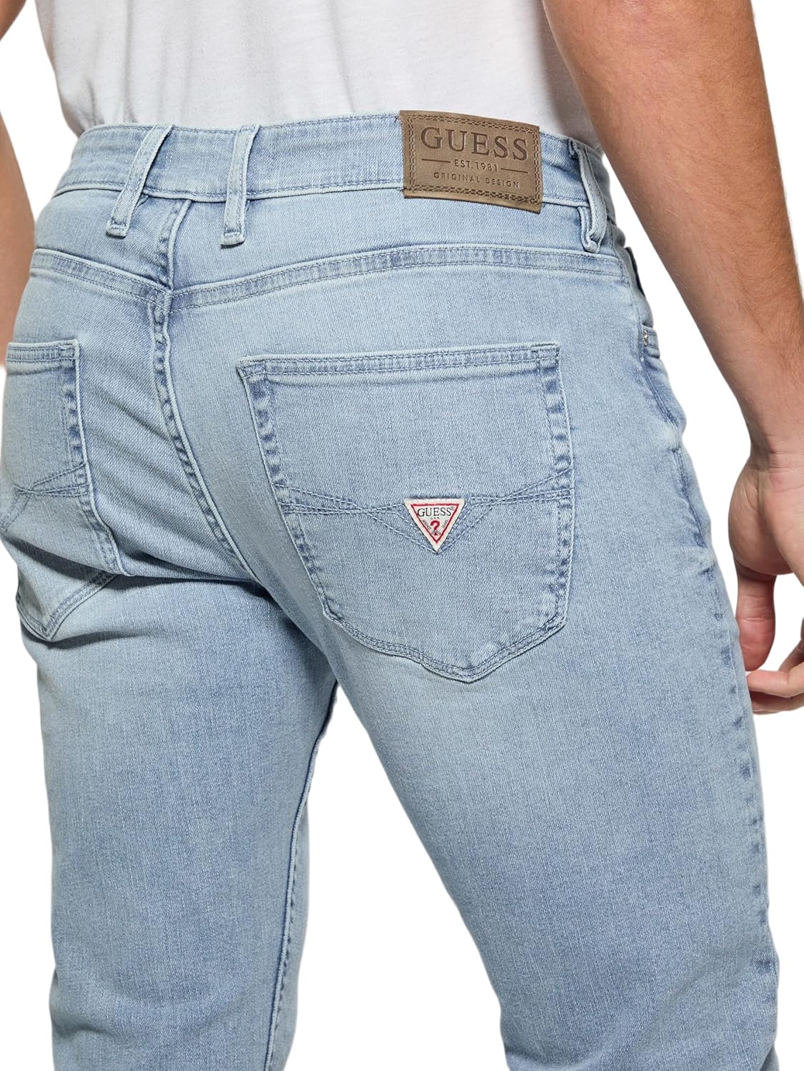 Guess Mens Eco Finnley Tapered Jeans - Image 3