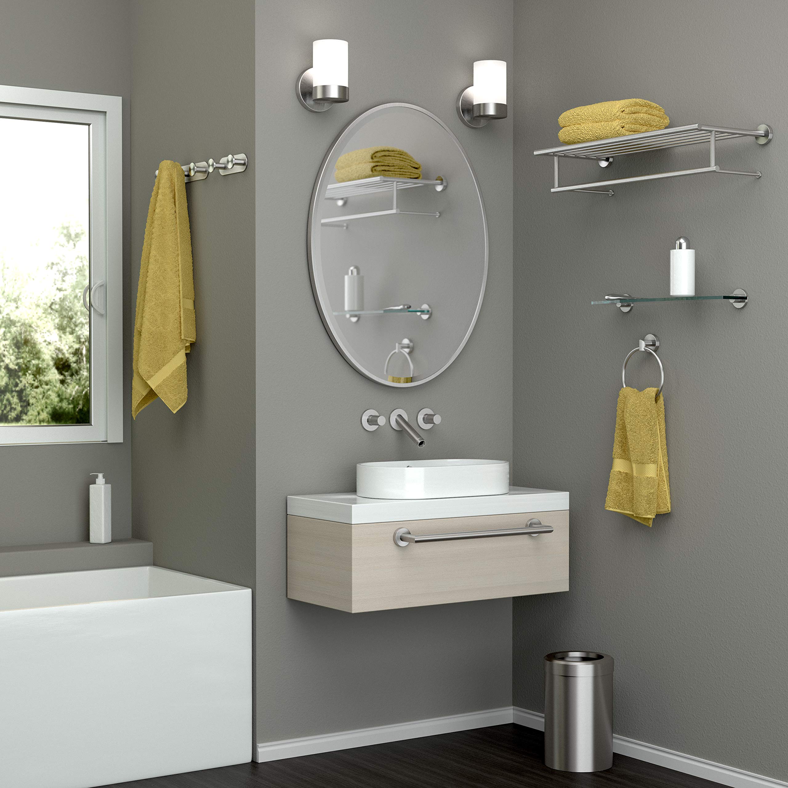 Snapklik.com : Gatco 4643B Glam Standard Toilet Paper Holder