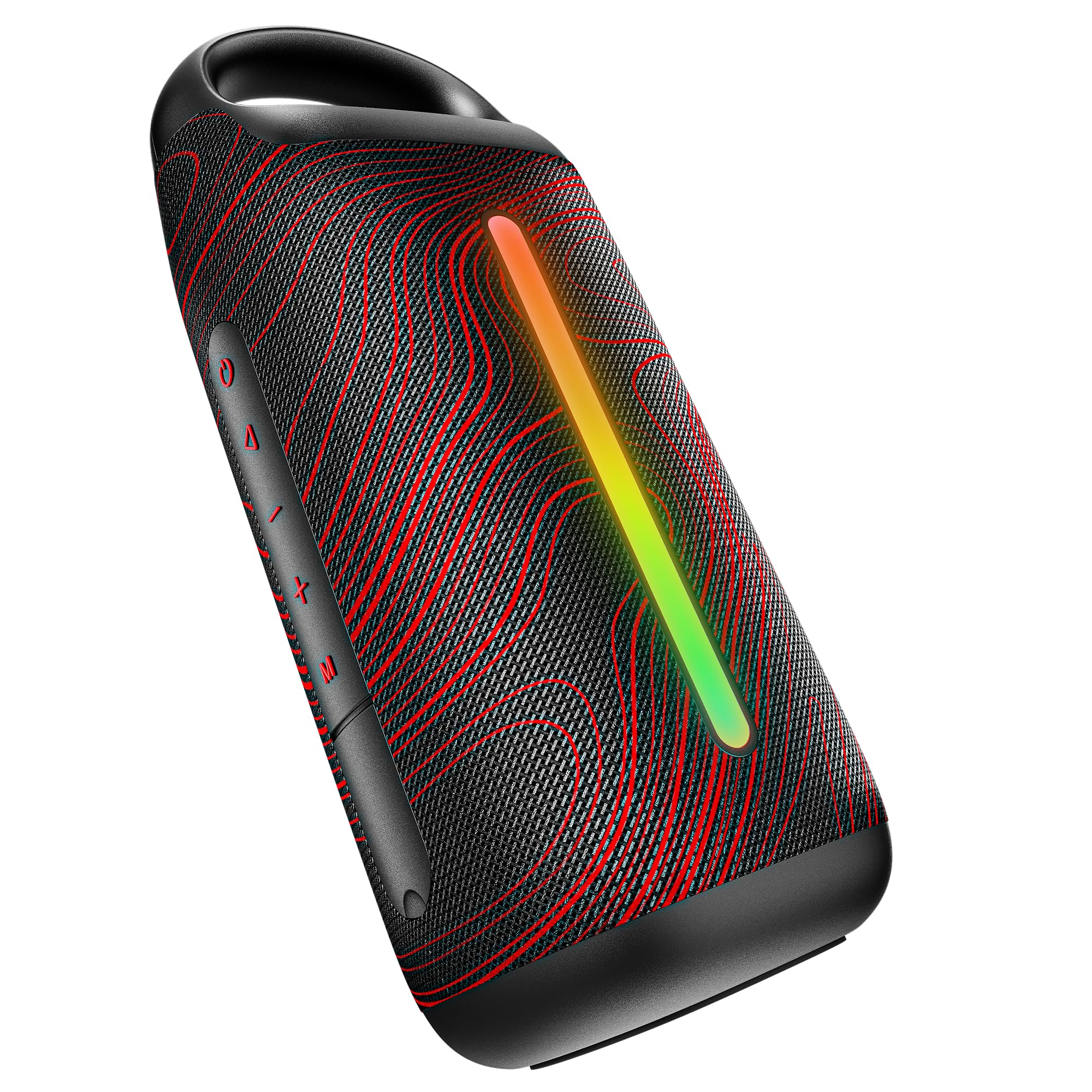 boAt 2025 Launch Stone Arc, 20W Signature Sound, 58mm Drivers, Upto 12 Hrs Battery, RGB LEDs, TWS Feature, IPX5, BT v5.4, w/Mic, Bluetooth Speaker, Wireless Speaker, Portable Speaker (Raging Black)-picture-26