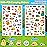 LINAYE 24 Sheets Camping Stickers for Kids, 1320 PCS Nature Camp Stickers, Waterproof Self Adhesive Summer Crafts, Camping Party Favors Supplies Rewards for Kids