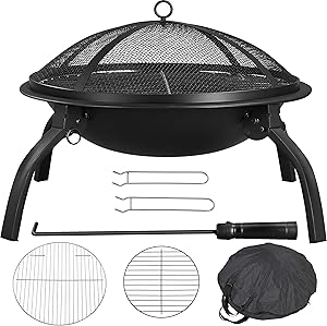 Yaheetech 21-Inch Fire Pit