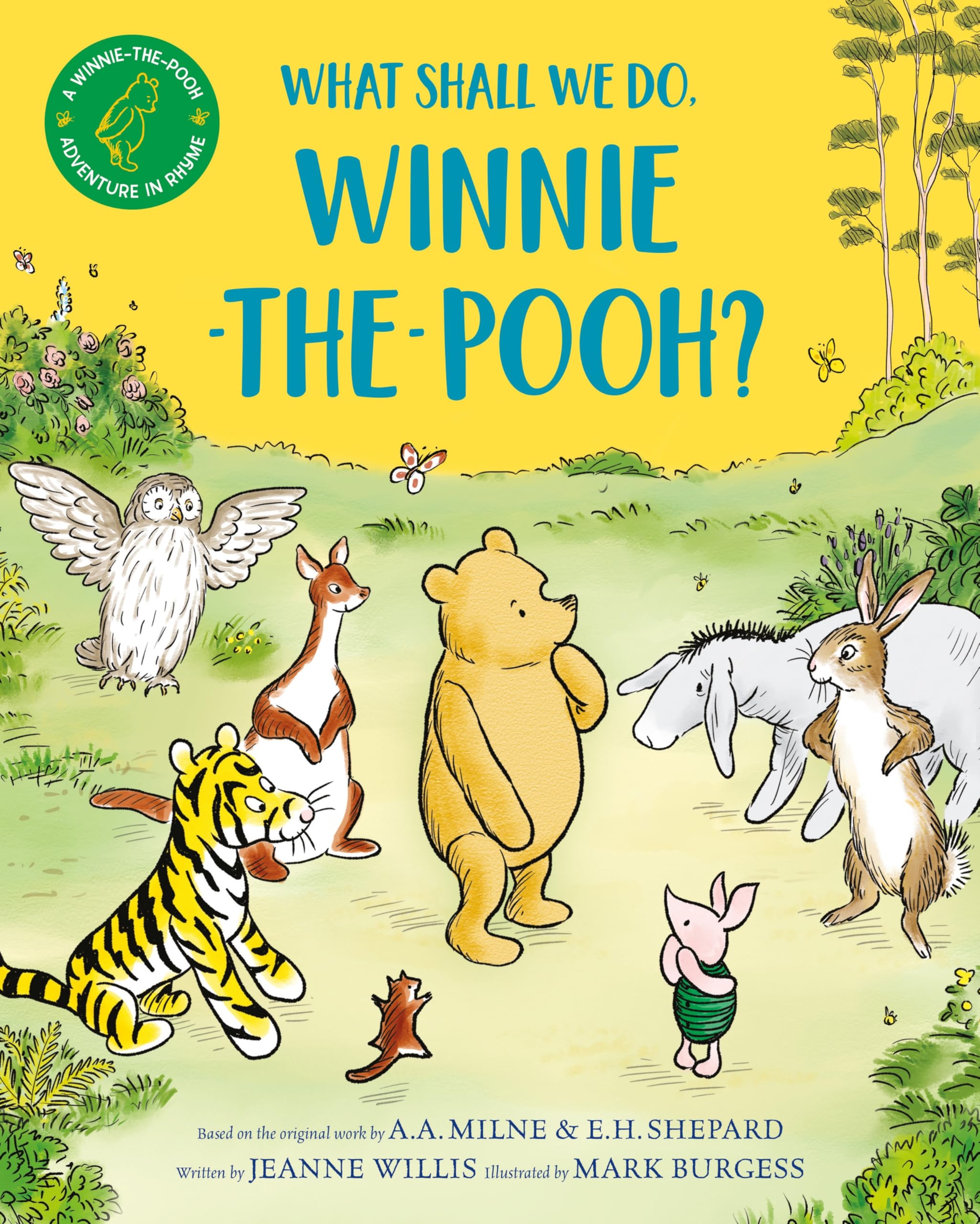 Jeanne Willis Winnie-the-Pooh What Shall We Do? Paperback Book Early Learning