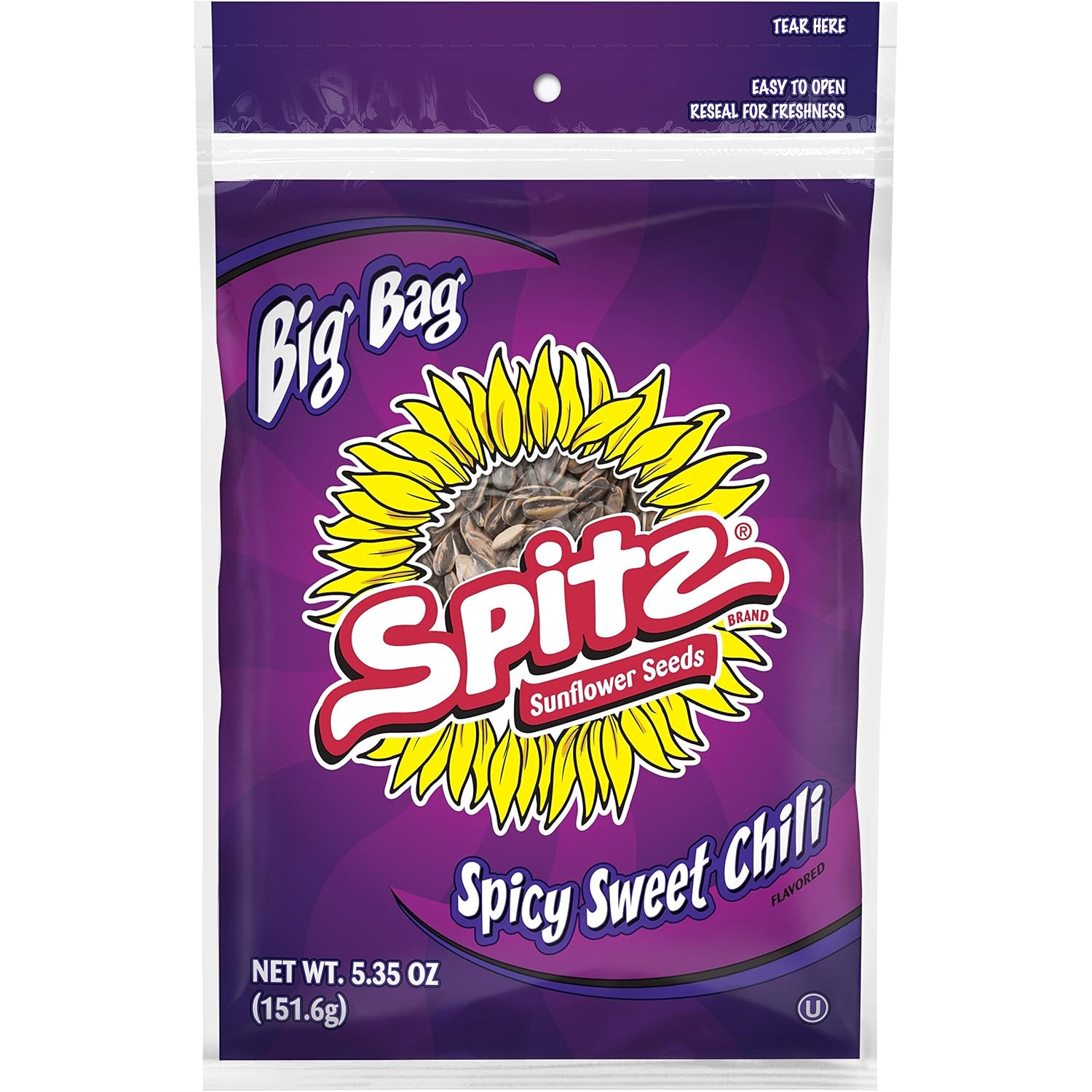 Spitz BBQ Flavored Sunflower Seeds, 6 Ounce Bags, 12 Count