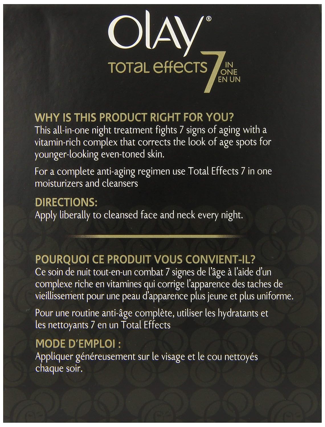 Olay Total Effects 7-In-1 Tone Correcting Night Moisturizer, 1.7 fl. Oz.