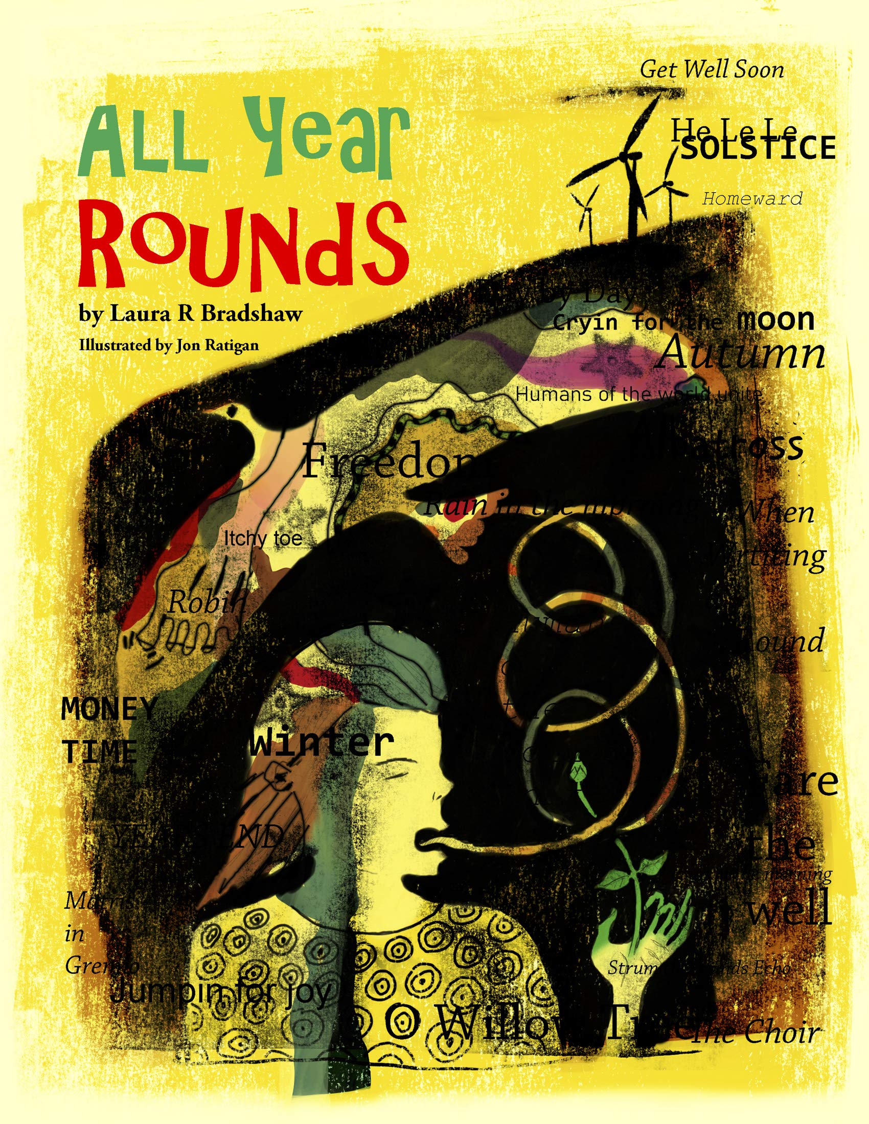 Livre All Year Rounds English Edition recueil de poèmes nature