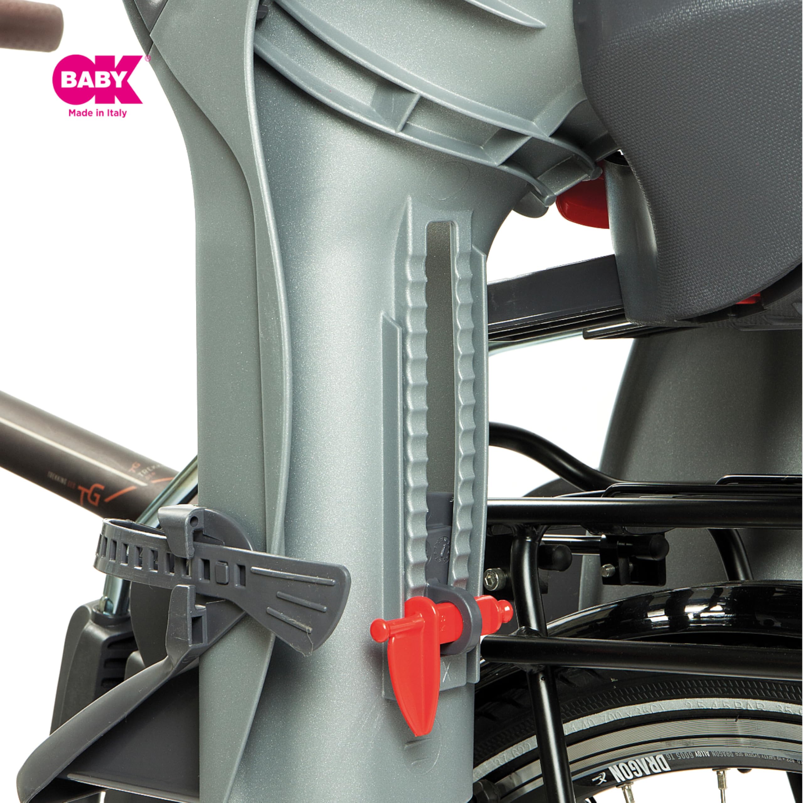 OKBABY 10+ Siège Vélo Arrière Enfants Inclinable 22 kg