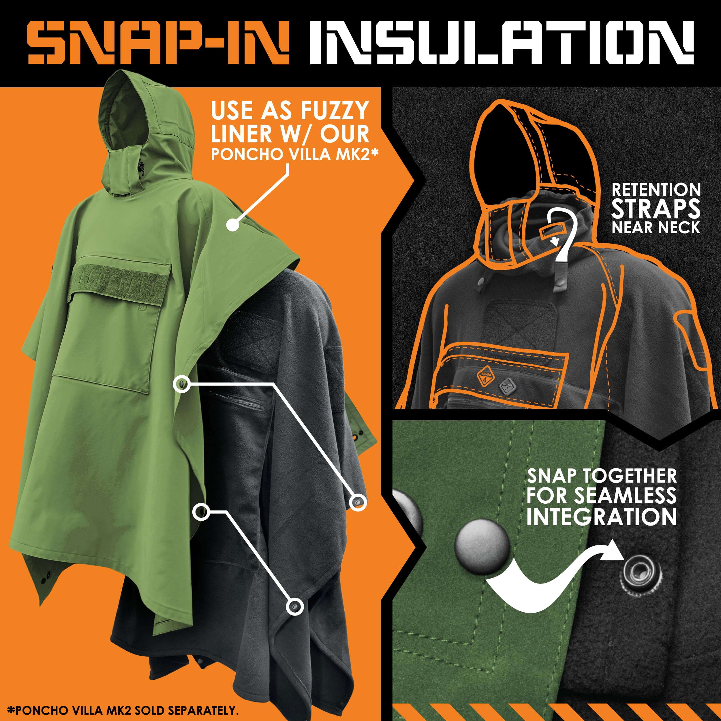 [美品] HAZARD4 Poncho Villa ブラック 32700円 HAZARD4 Poncho Villa 2020 Version – technical soft-shell
