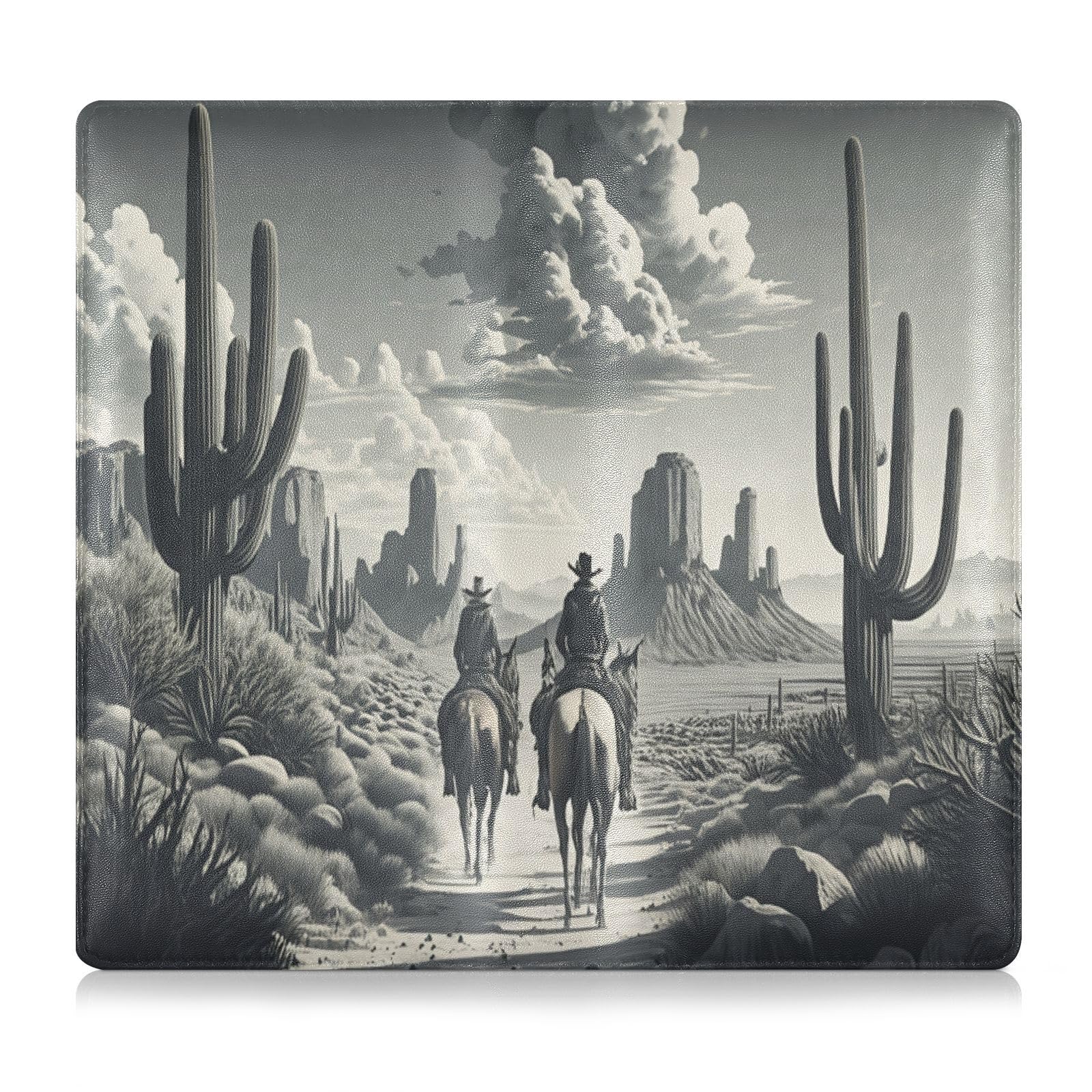 BURSTDDY Desert Cacti Leather Car Registration and Insurance Holder,Registration and Insurance Card Holder Glove Box Car Organizer Car Document Holder for Cards, Driver License