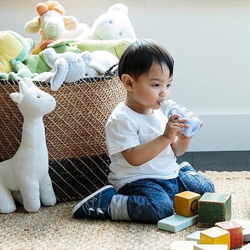 Miniatura 10 de Lifefactory 9-Ounce BPA-Free Glass Baby Bottle with Protective Silicone Sleeve and Stage 2 Nipple, Royal Purple