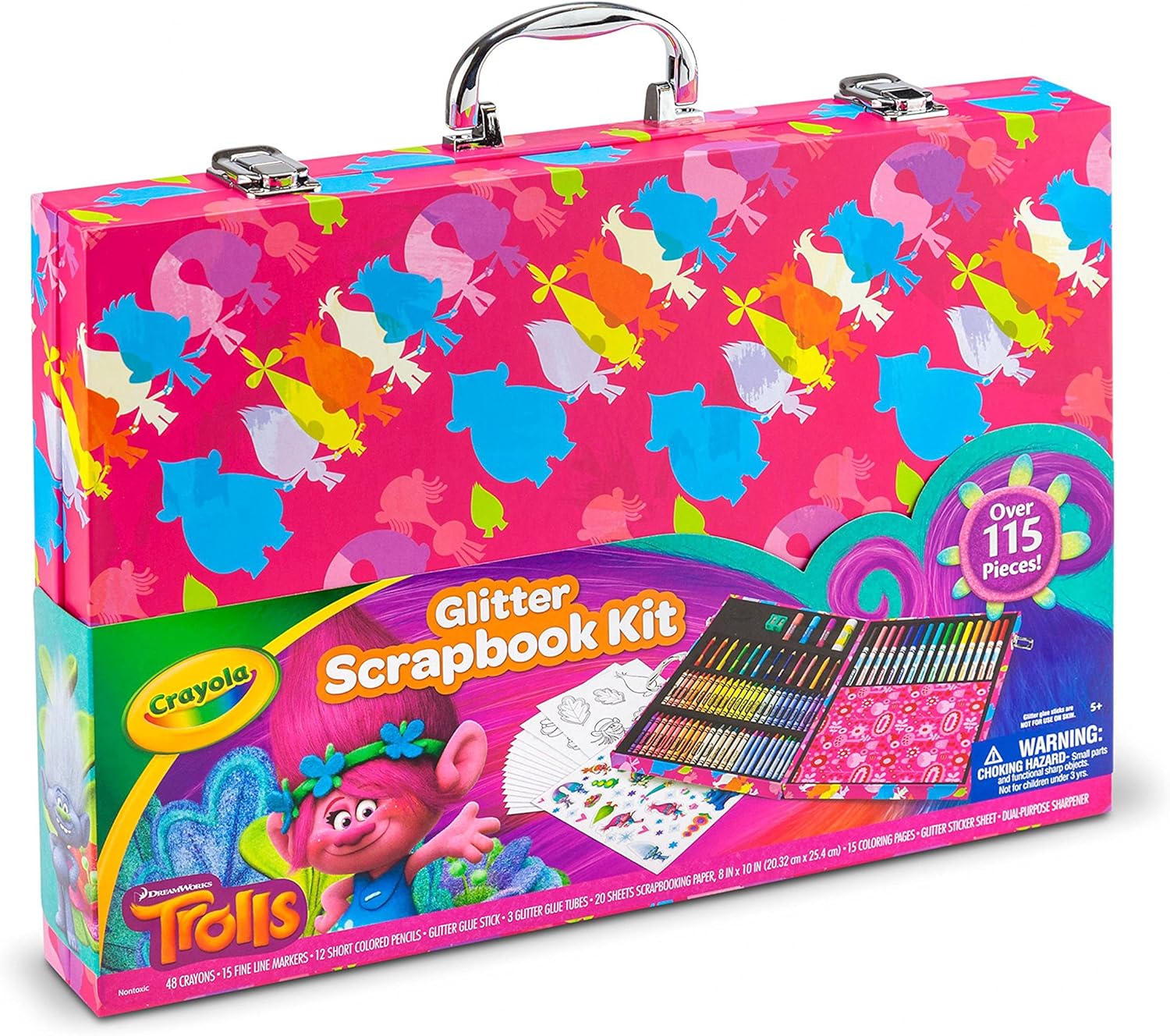 Crayola Trolls Glitter Scrapbook Kit