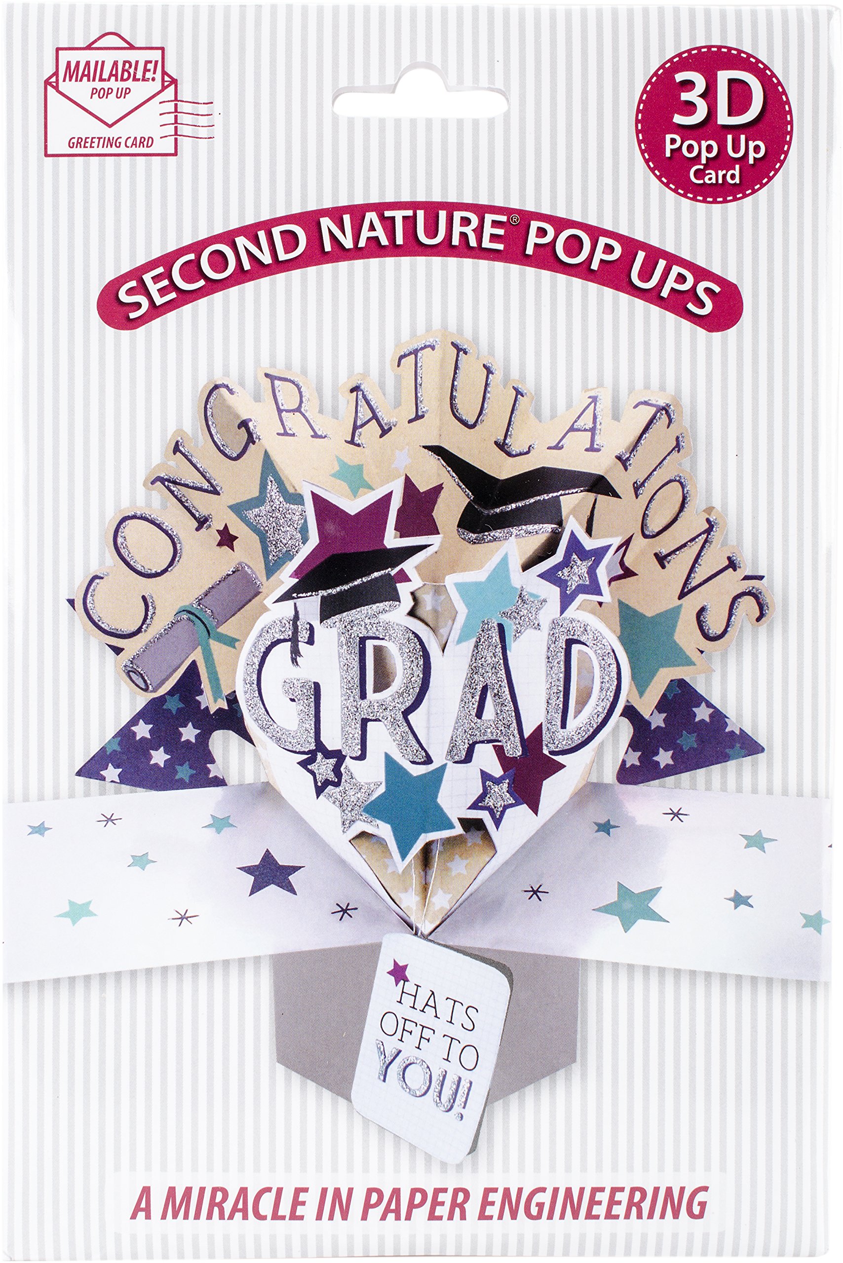 Express Yourself MIP POP159 Pop-Up 3D Greeting Card, Multi-Colour