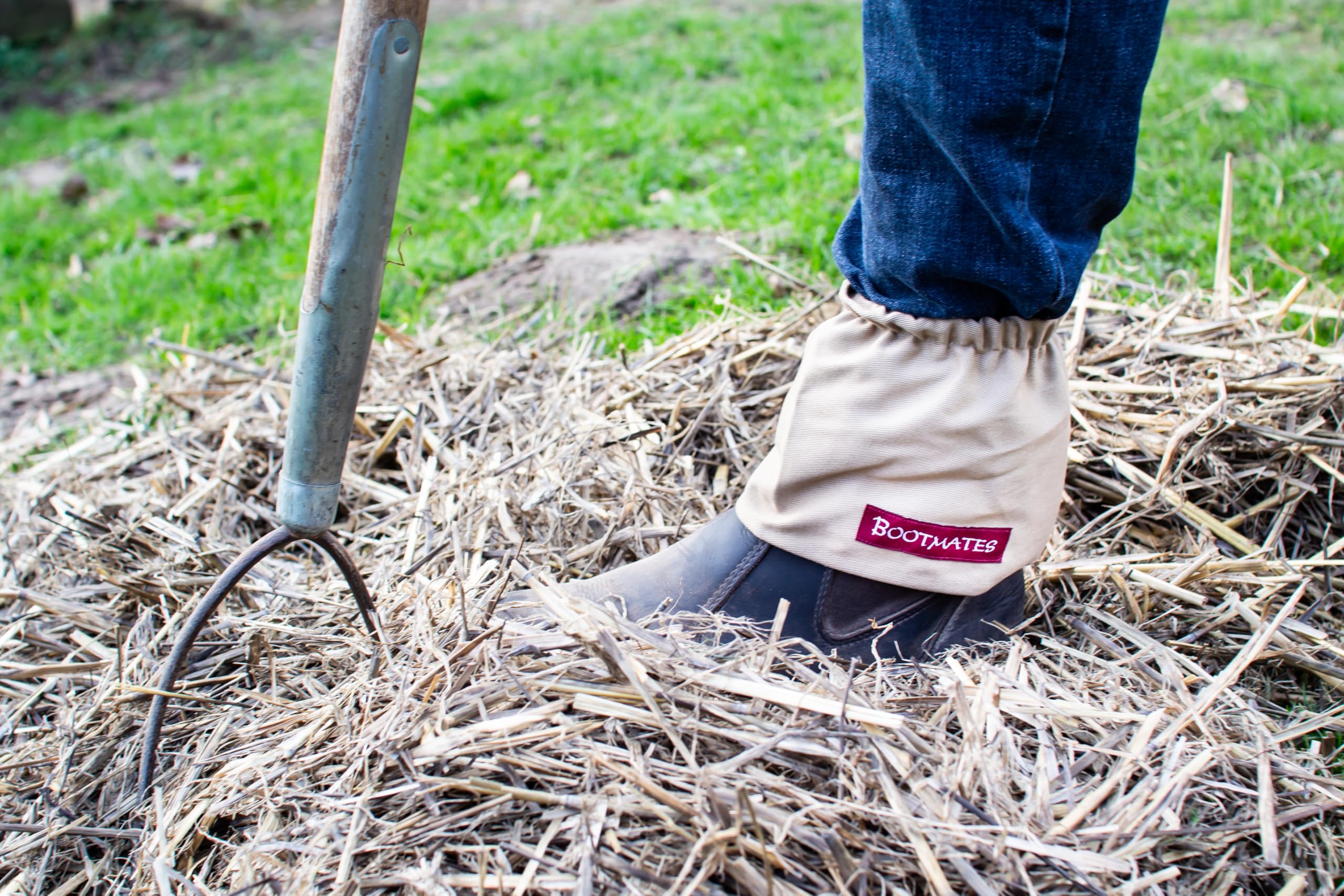Copriscarpe/Ghette Da Trekking Corti - Antracite - 35% Cotone - Per Escursionismo, Giardinaggio, Equitazione
